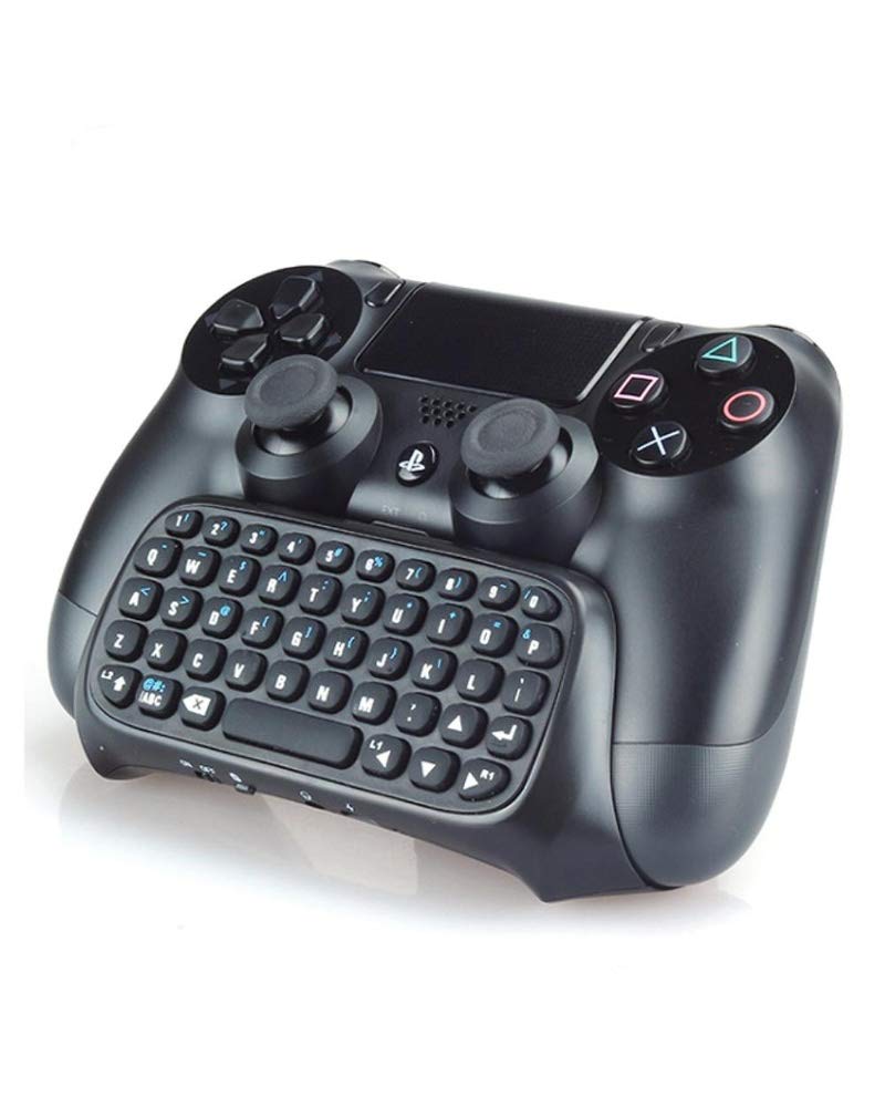 Numskull Sony PlayStation 4 Bluetooth Wireless Mini Keyboard - Wireless Chat Pad with Built-in Speaker for PS4 DualShock 4 Controller - Perfect for Gaming, Streaming & Voice Chat