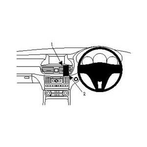 ClicOn No Holes Dashboard Mount for Mercedes Benz CLS Class (2011-2019) - Perfect for GPS, Phone & Dash Cam Installation - Secure & Damage-Free Car Accessory