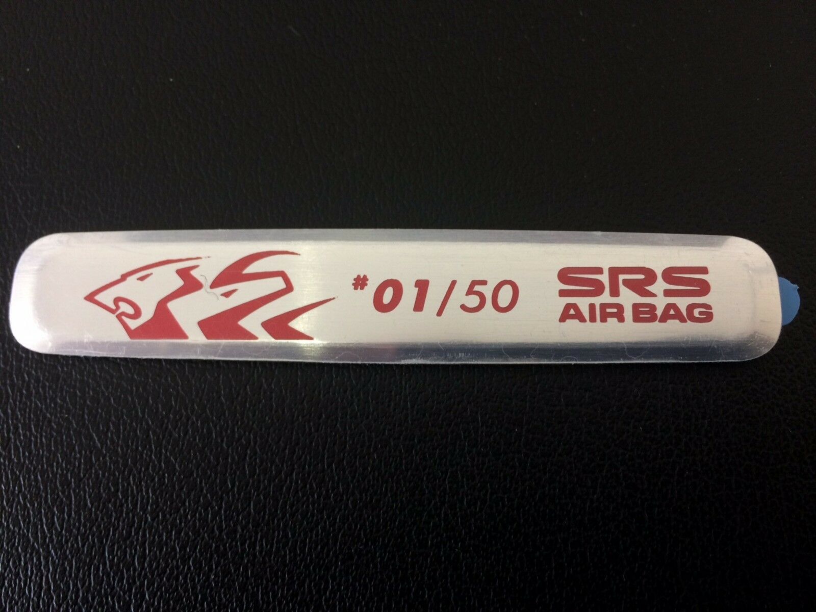 Genuine HSV VZ HSV Holden Racing Team SRS Air Bag HRT Numbered Badge - Authentic Collectible for Car Enthusiasts & Racing Fans - Perfect for Vehicle Customization, Display, and Memorabilia Collections