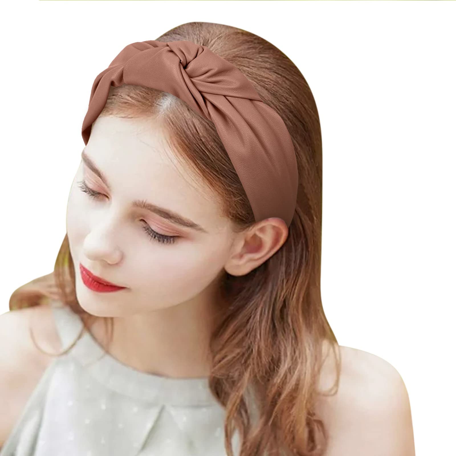 Boho Headbands for Women & Girls - Retro Elastic Hair Bands, Criss Cross Twisted Yoga Headwraps for Workouts, Sports & Fashion Accessories