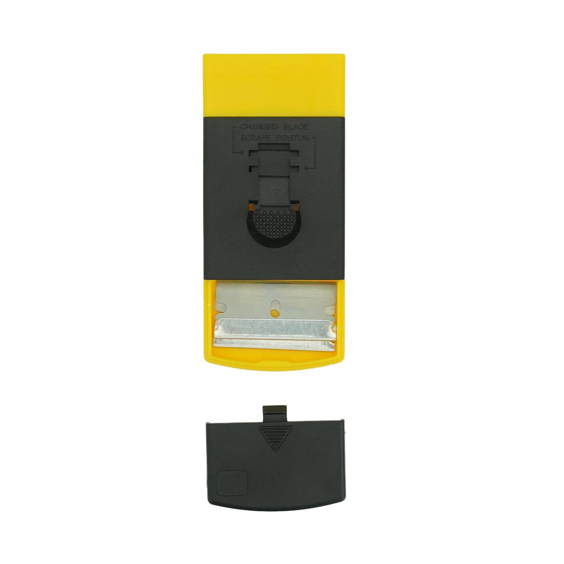 Ettore 1.5 Inch Plastic Pocket Scraper - Window Cleaning Tool for Home & Car Glass, Perfect for Removing Stickers, Paint & Hard Water Stains