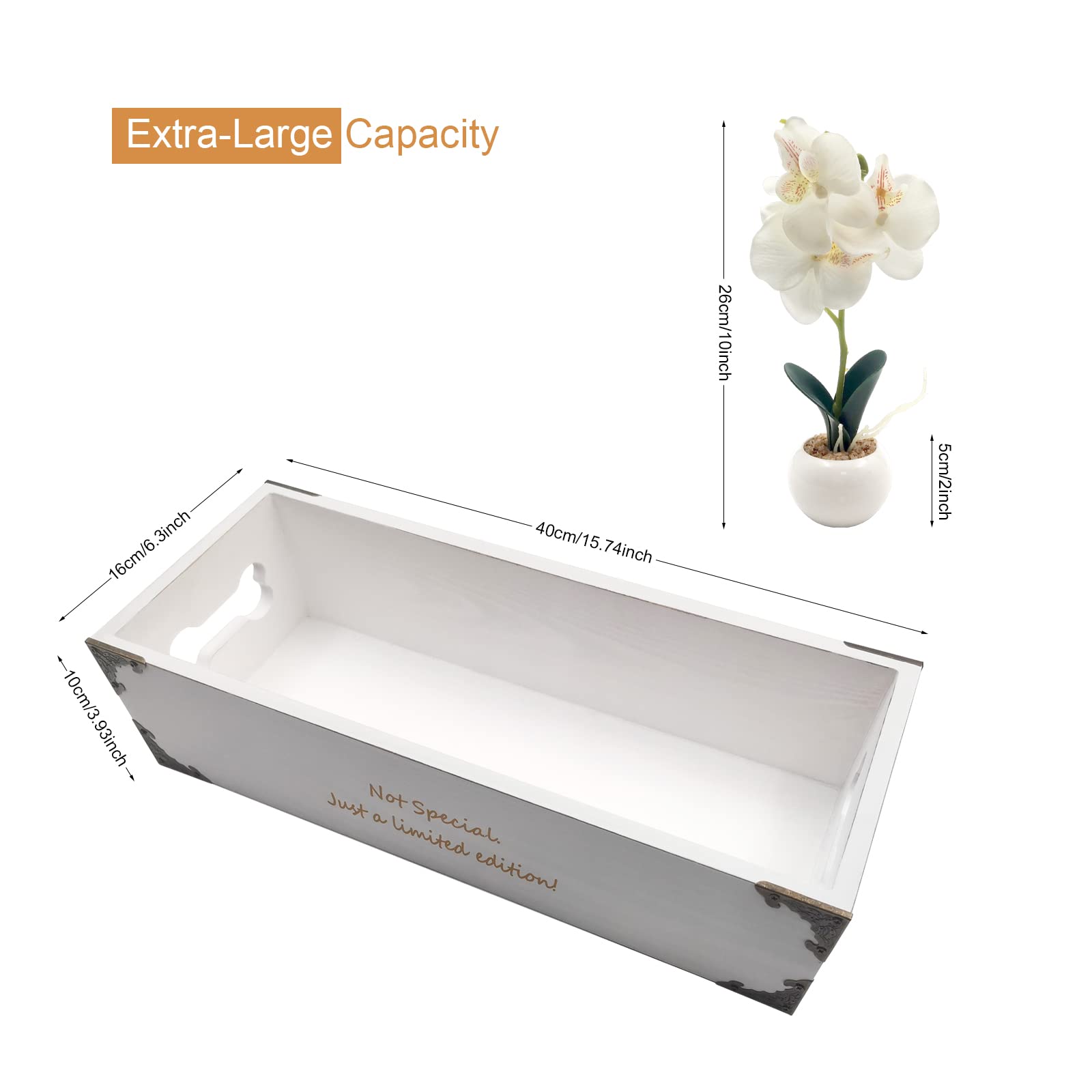 Natural Wood Dog Treat Storage Container - Airtight Pet Food Bin & Treat Organizer for Countertop - Perfect for Puppy Snacks, Kibble & Supplies (White) - Ideal for Kitchen, Pantry & Pet Feeding Areas