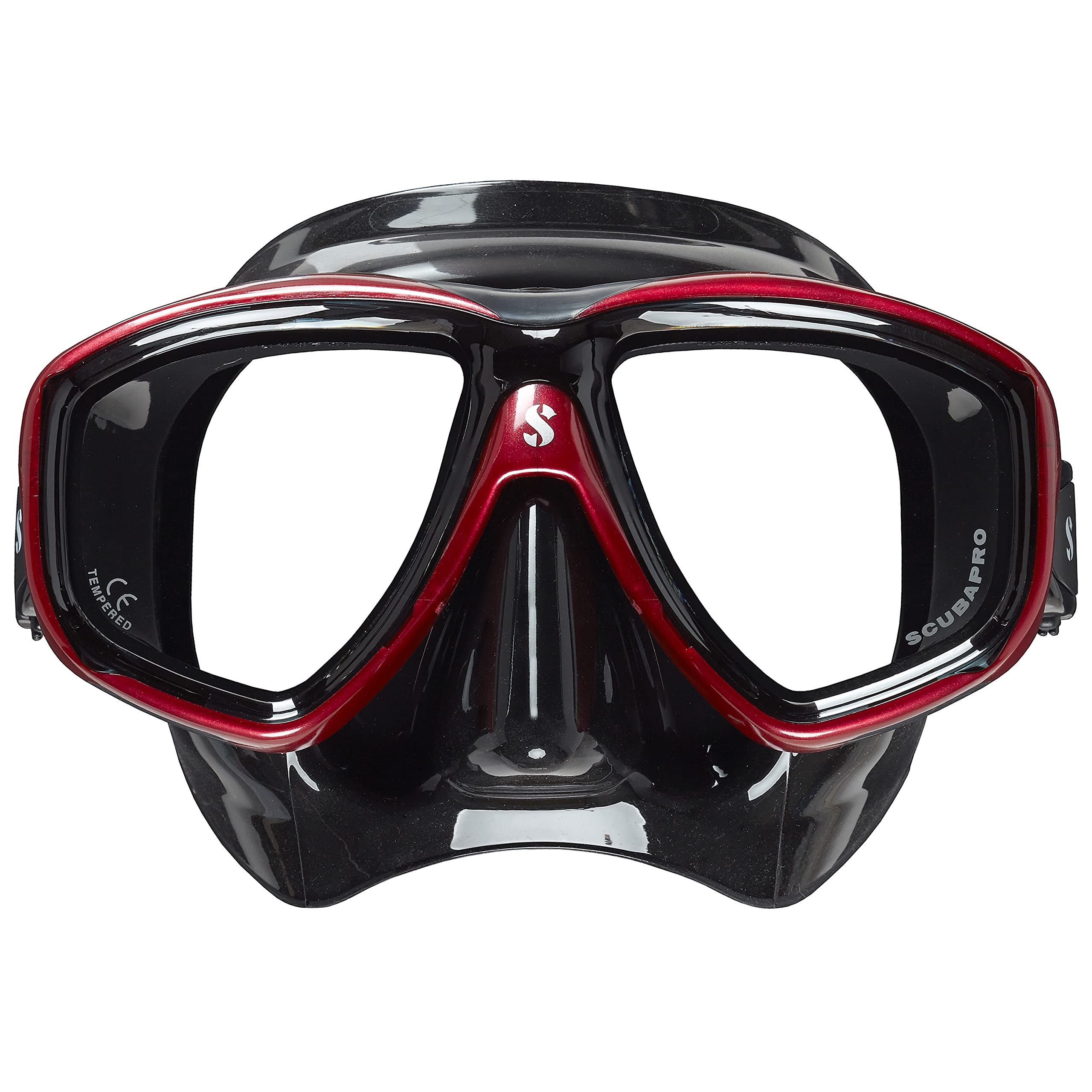 SCUBAPRO Flux Twin Dive Mask - Premium Scuba Diving Mask for Snorkeling & Spearfishing | Comfortable Silicone Skirt & Wide View Lens | Perfect for Underwater Exploration & Marine Photography
