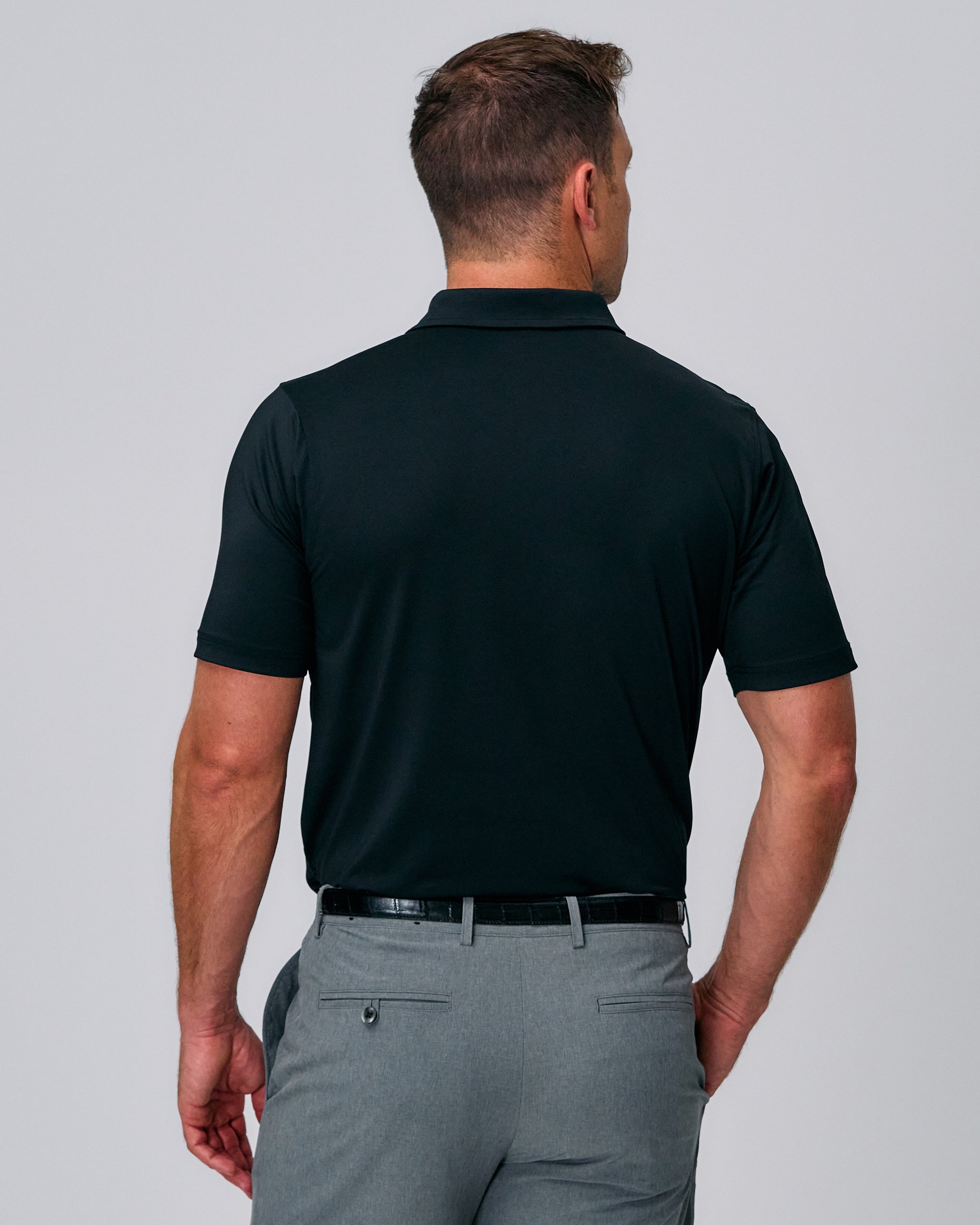 Premium MIDDLETON Solid Polo Shirt for Men - Classic Fit, Breathable Cotton, Versatile Casual & Business Wear - Perfect for Office, Golf, and Everyday Outfits