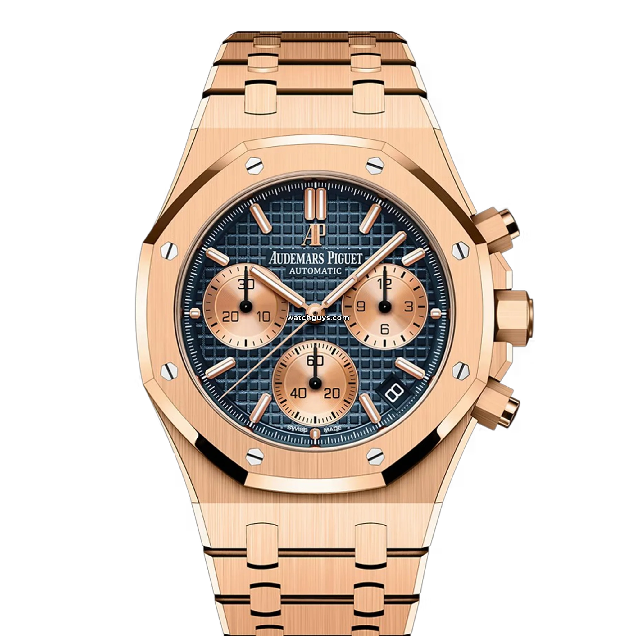 Audemars Piguet Royal Oak Chronograph 26239OR.OO.1220OR.01 18K Rose Gold Men's Watch - Luxury Sports Chronograph for Business, Gala & Special Occasions