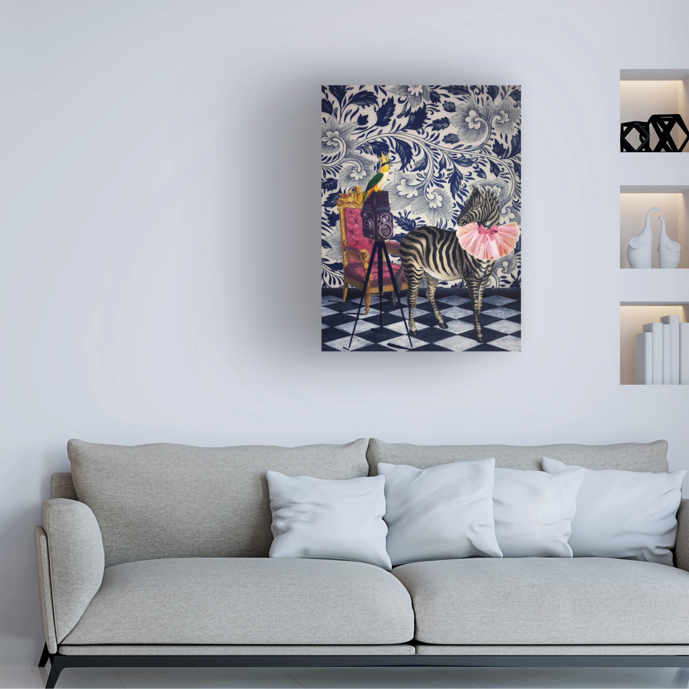 Trademark Fine Art 'Picture Day' Canvas Wall Art by Erika C. Brothers - Perfect for Living Room, Bedroom & Office Decor
