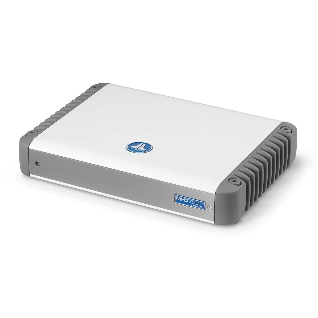 JL Audio MHD750/1 M Series Monoblock Class D Marine Amplifier - 750W RMS Power for Boats, Yachts & Watercraft Audio Systems