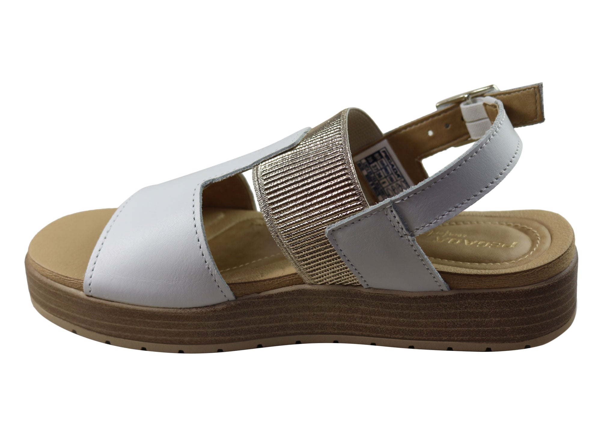 Pegada Hume Women's Comfortable Leather Sandals - Handmade in Brazil - Perfect for Beach Vacations, Summer Outfits & Casual Wear