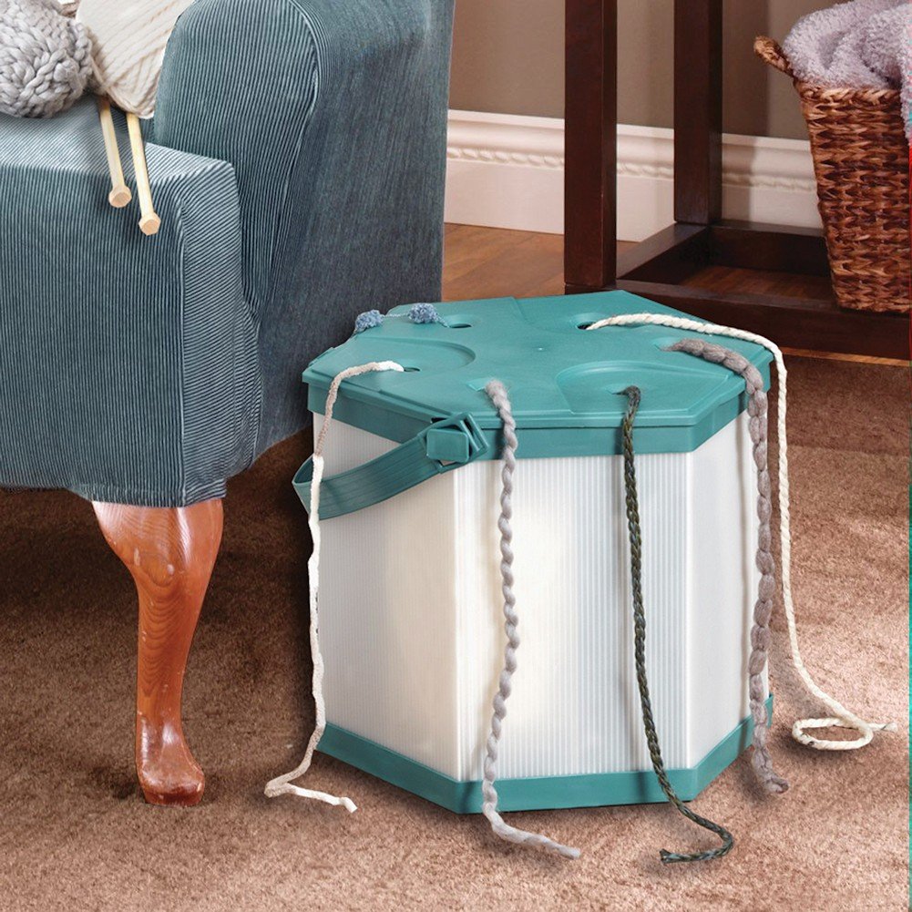 MSR Imports Portable Yarn Organizer - Compact & Lightweight Knitting Yarn Holder for Crochet & Craft Projects - Perfect for Travel, Home & DIY Enthusiasts