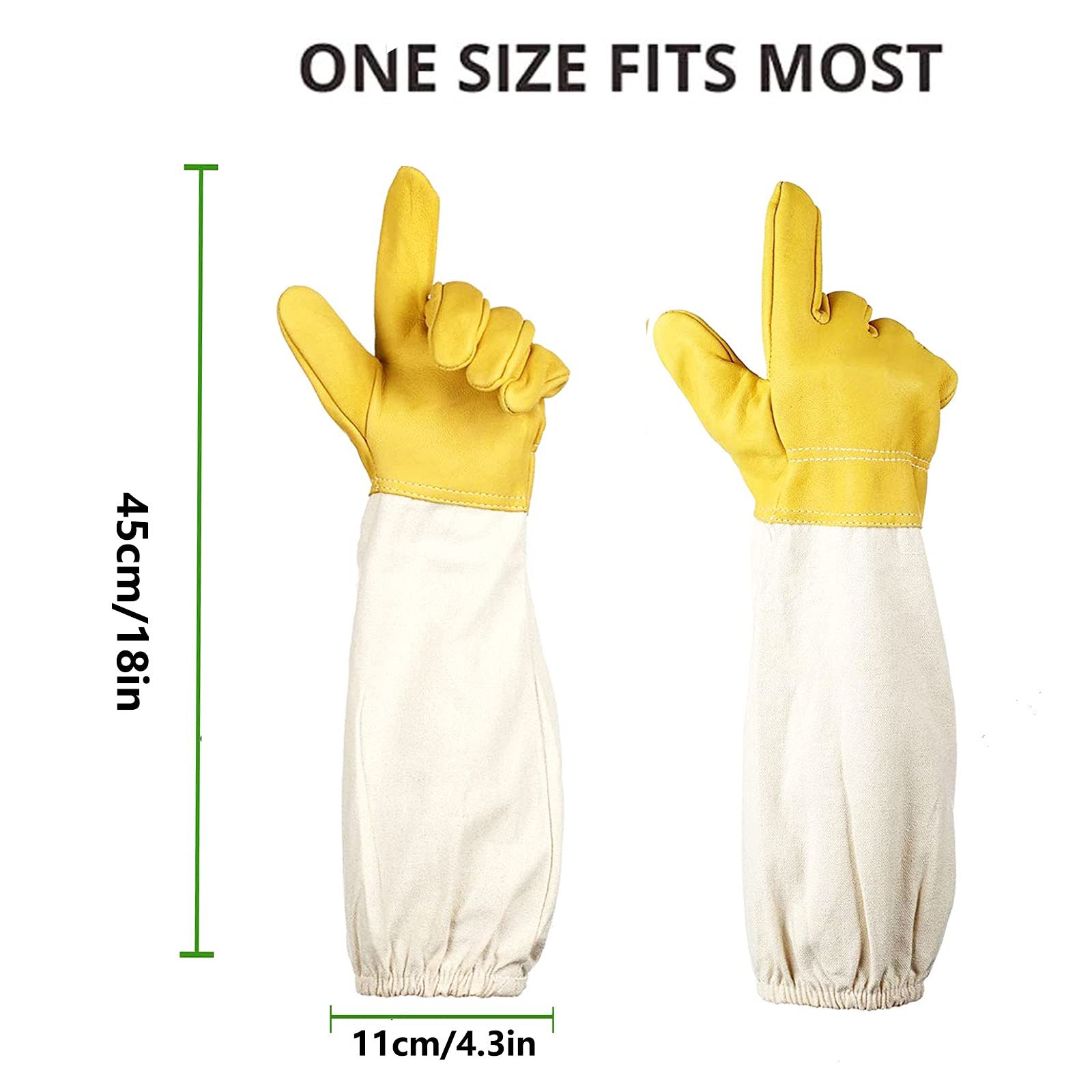 Best Thorn Proof Gardening Gloves for Roses - Durable Goatskin Leather Long Gloves for Pruning, Planting & Protection - Ideal for Rose Bushes, Cactus Handling & Thorny Plant Care