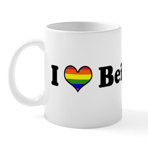 White - I Love Being Gay Mug