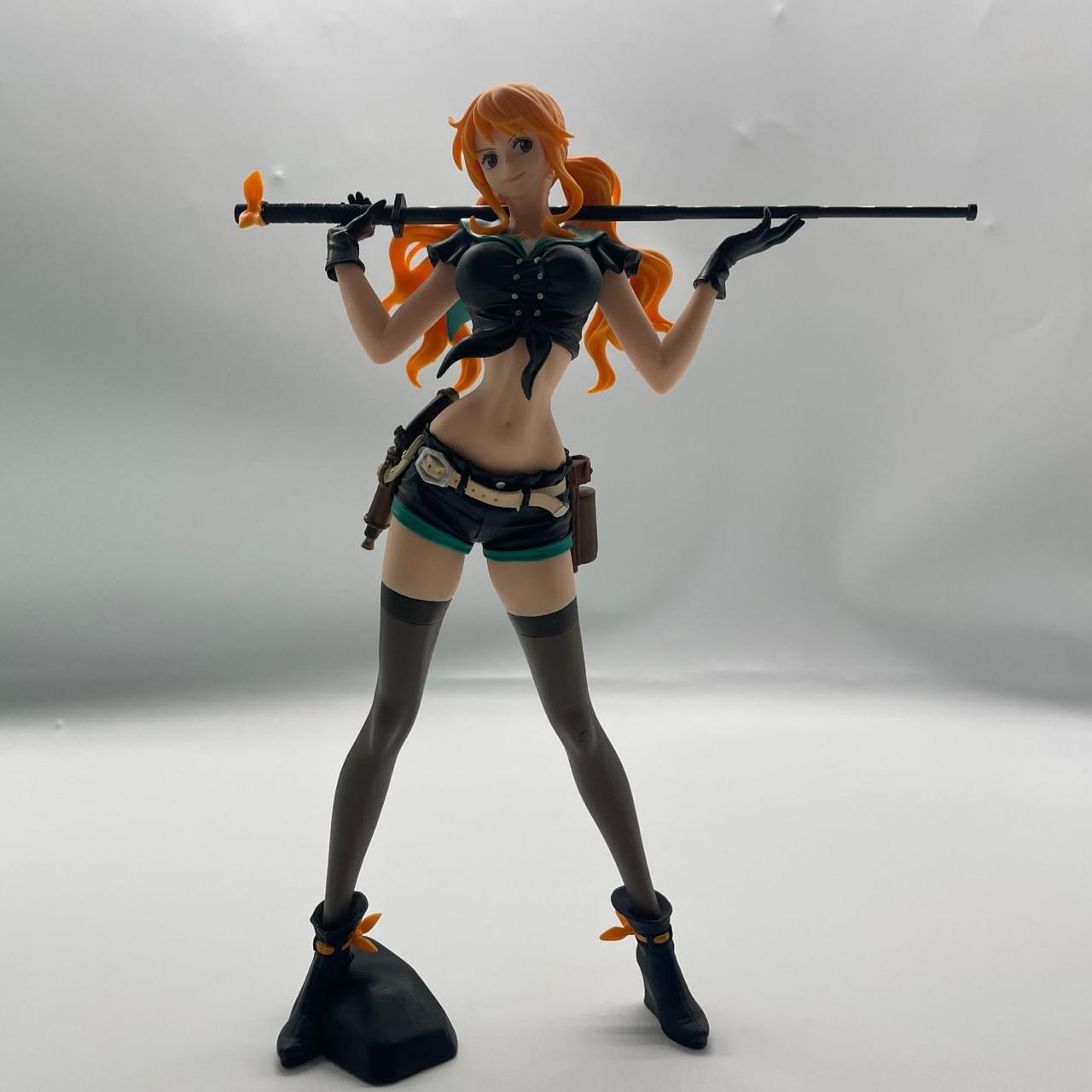 Banpresto One Piece Flag Diamond Ship Nami Anime Figure - Collectible PVC Statue for Anime Fans, Perfect for Display in Home, Office, or Gaming Room Decor