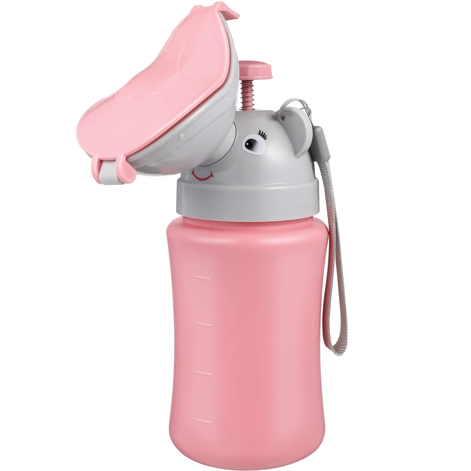 MILISTEN Portable Potty Urinal for Kids - Emergency Travel Toilet for Toddler Girls & Boys - Elephant Pee Cup for Potty Training, Camping & Car Trips - Perfect for Outdoor Adventures & Road Trips