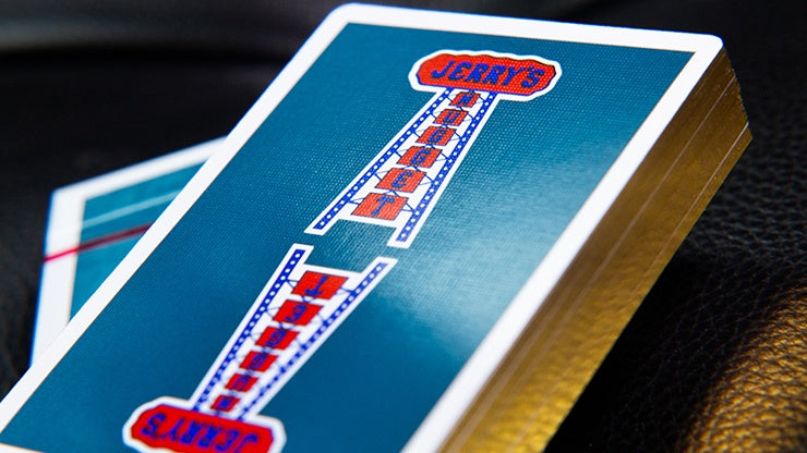 Vintage Style Jerry's Nuggets Playing Cards - Aqua Blue Deck for Poker, Magic Tricks & Cardistry | Premium Quality Poker Cards for Collectors & Gamers