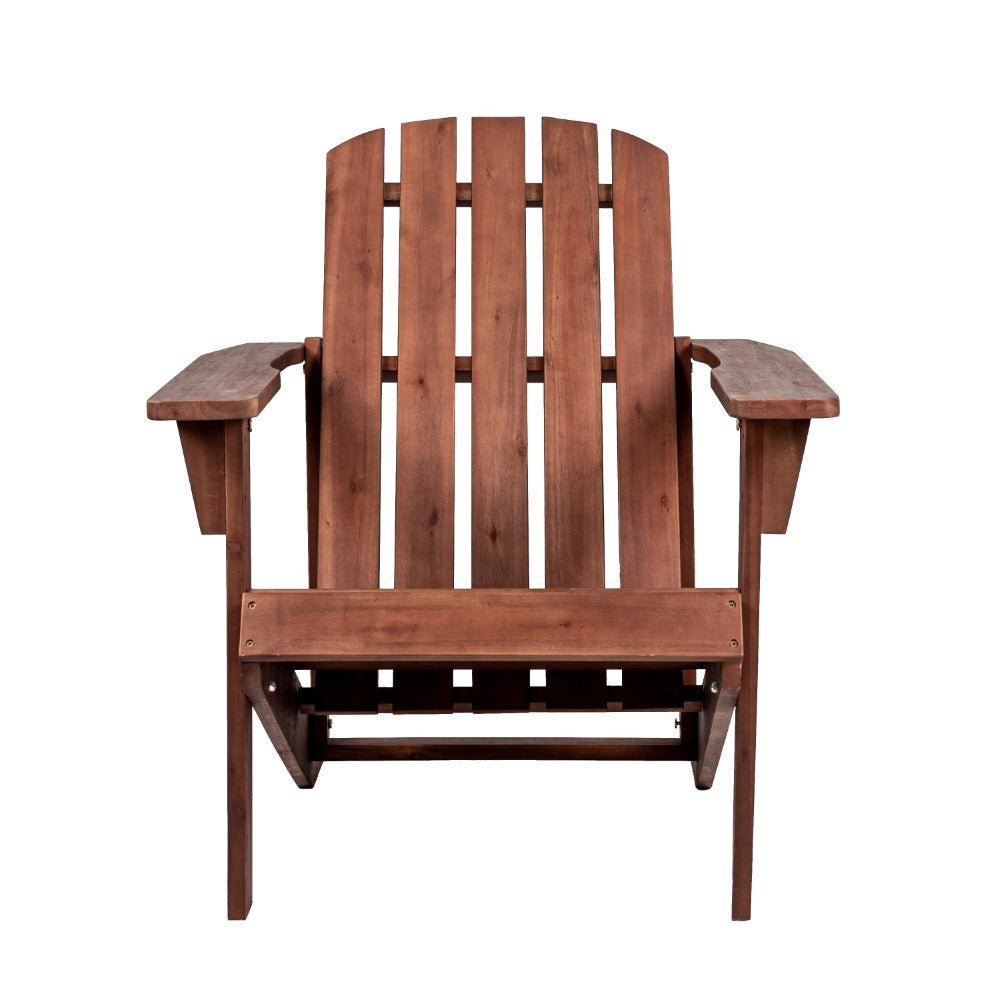 Premium Acacia Wood Adirondack Chair - Classic Outdoor Patio Furniture for Garden, Poolside & Beach Relaxation - Westport Traditional Design