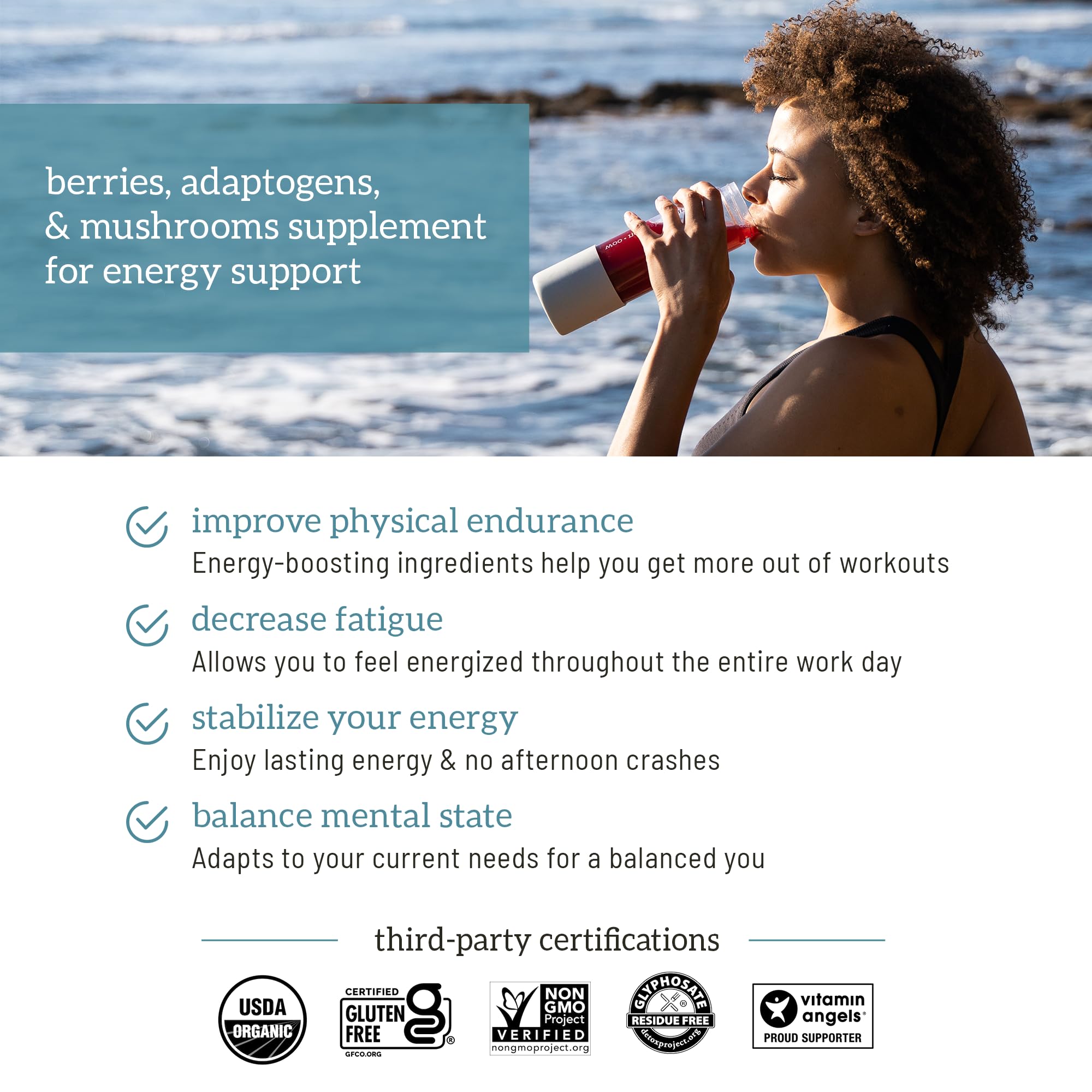 Organifi Red Juice Superfood Powder - Antioxidant Energy Booster for Digestion & Immune Support, 90 Servings | Combat Afternoon Slump, Enhance Vitality for Busy Lifestyles & Workouts