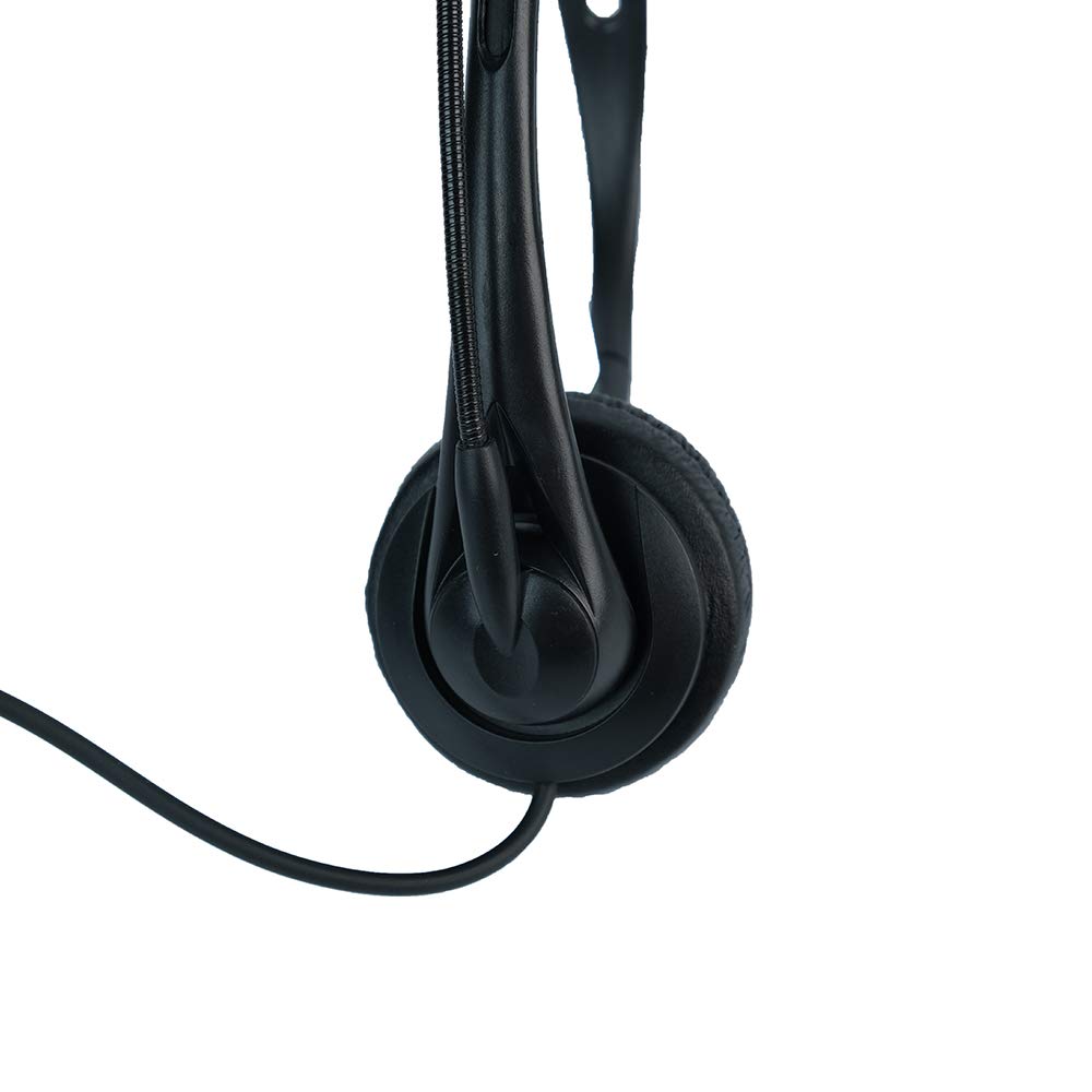 Noise Cancelling 2 Pin Earpiece Headset for Motorola Walkie Talkie & 2 Way Radio - Compatible with CLS1110, CLS1410, CP200 - Overhead Headphones for Clear Communication in Construction, Security & Outdoor Activities