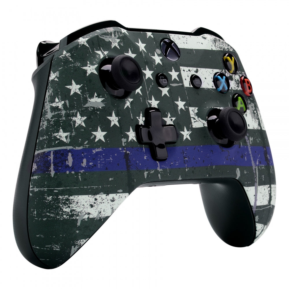 eXtremeRate Soft Touch Front Housing Shell Replacement for Xbox One X/S Controller - Custom Pattern Design - Perfect for Gaming, DIY Mods & Controller Upgrades