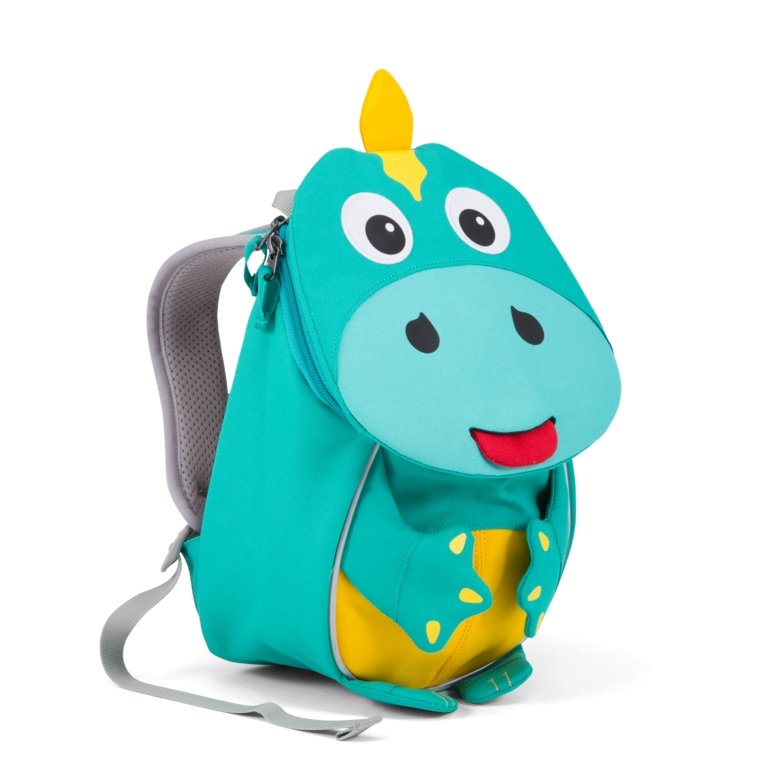 Affenzahn Large Didi Dino Backpack - Durable Kids School Bag with Dinosaur Design, Lightweight & Waterproof for Boys & Girls - Perfect for School, Travel & Outdoor Adventures