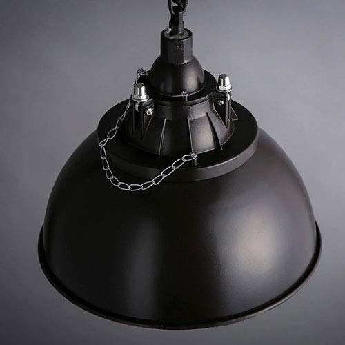 Modern LED Chandelier Light Fixture - Industrial Style Metal Iron Pendant Lamp with Art Lampshade for Ceiling, Bar, Garden & Farmhouse Decor - Perfect for Dining Room, Living Room, Bedroom and Outdoor Patio Lighting