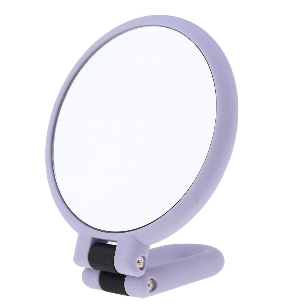Trendy Folding Handheld Makeup Mirror 15X Magnifying for Travel & Vanity