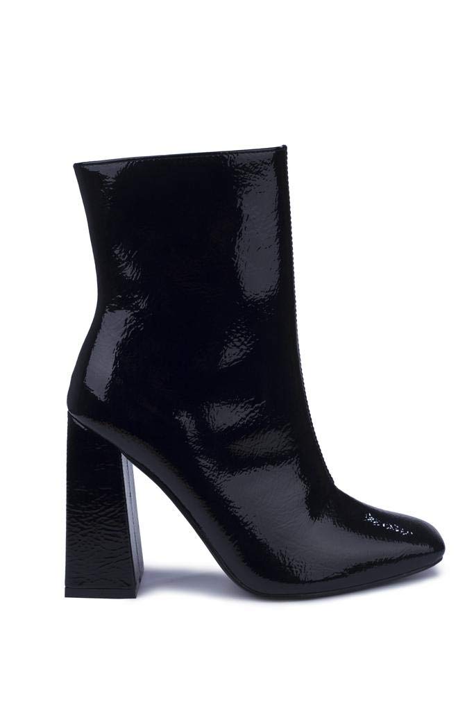 Cape Robbin Women's Mixed Media Pointy Toe Cowboy Boots with Flame Pattern - Stylish Western Boots for Casual Outfits, Parties & Country Music Events