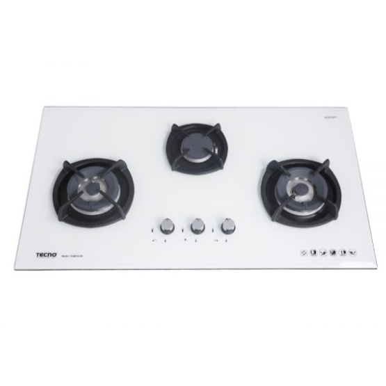 90cm 3 Burner Gas Hob T3388TGSV with Free Basic Installation - Perfect for Kitchen Upgrades & Home Renovations
