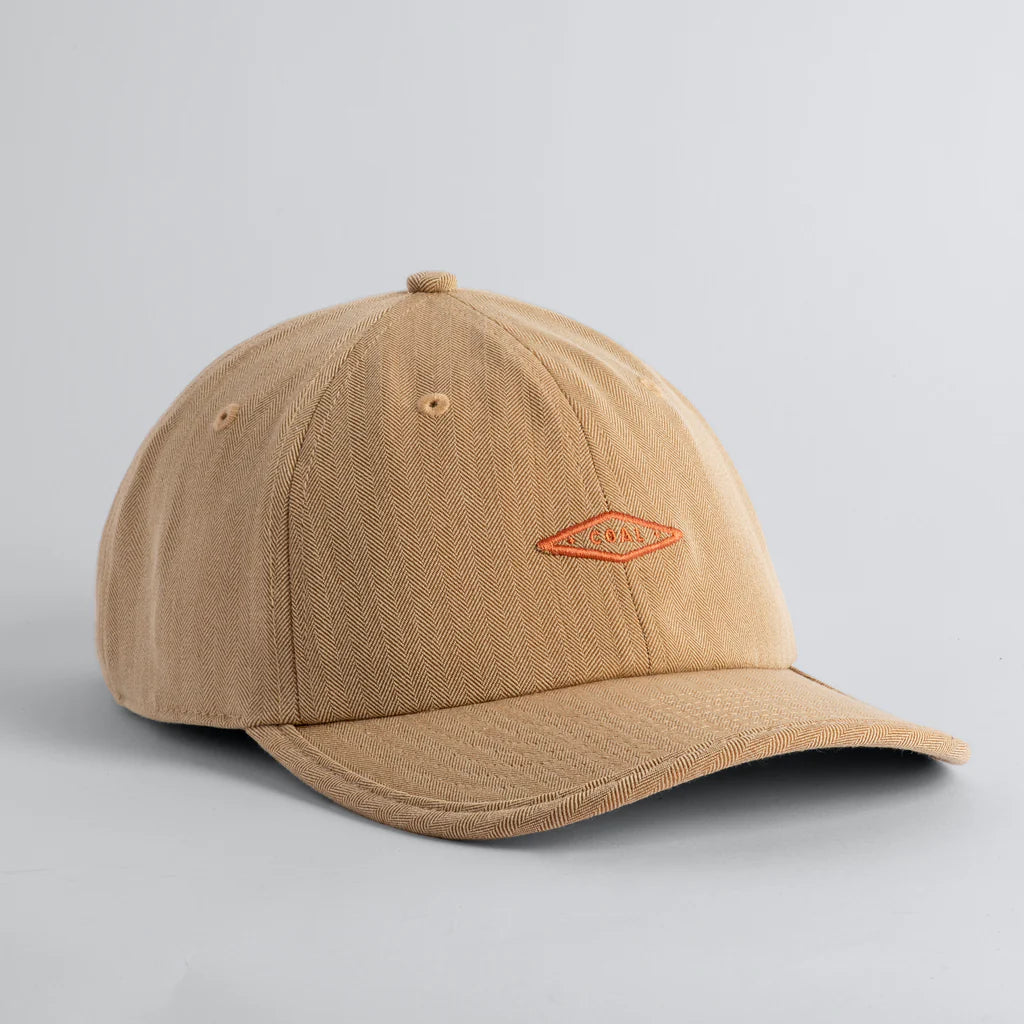 Coal 2025 Pines Hat in Khaki - Stylish Outdoor Baseball Cap for Hiking, Camping & Everyday Wear