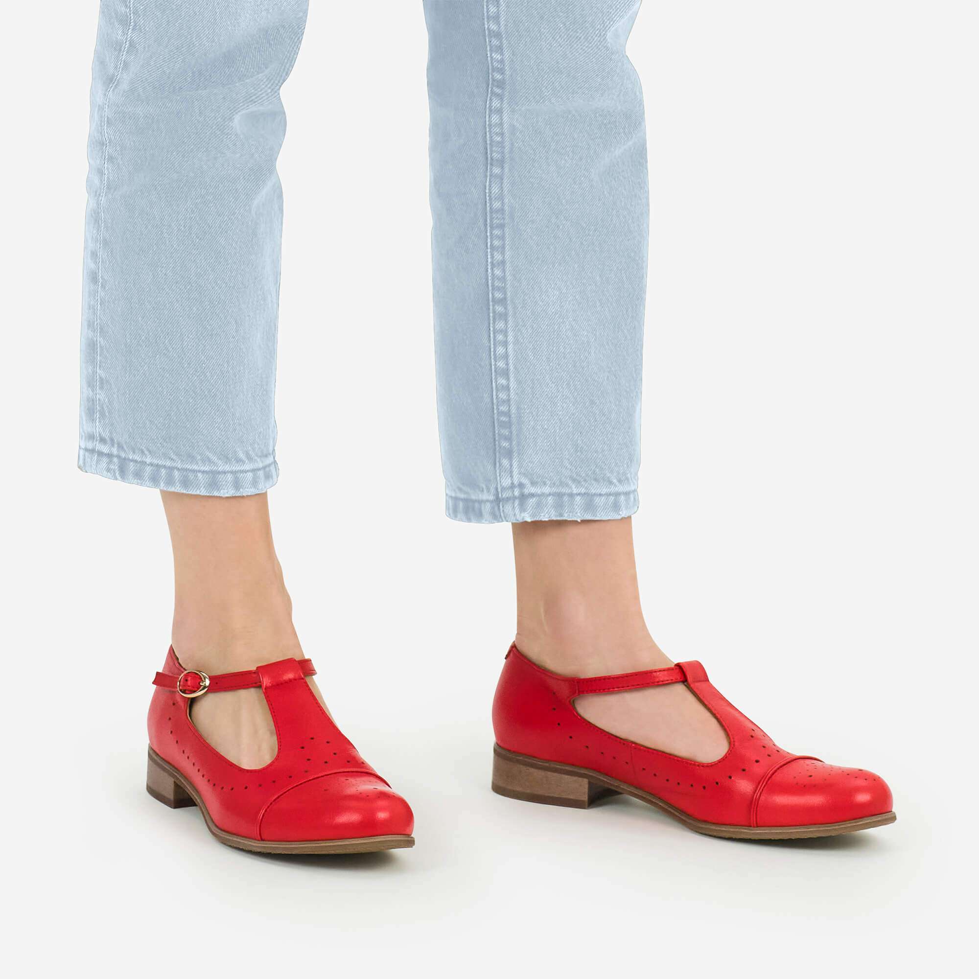 Jane Mary Janes Shoes - Comfortable & Stylish Women's Flats for Casual Wear, Work & Everyday Use