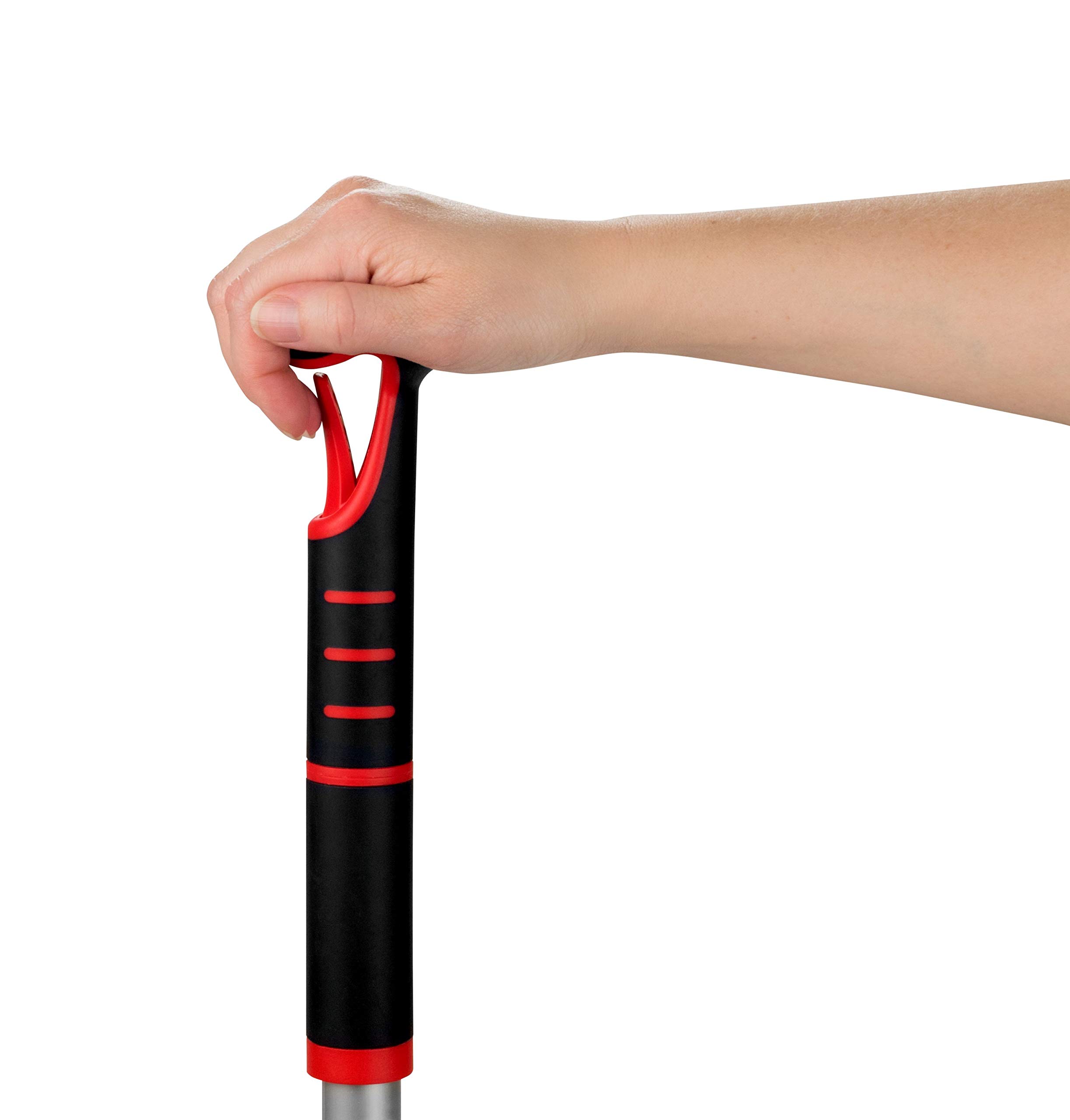 Scotch-Brite 08722 Professional 2-in-1 Straight Handle Scrubber - Heavy Duty Cleaning Brush for Kitchen, Bathroom, Tiles & Grout - Dishwashing, Countertops, Sinks & Stovetop Cleaning Tool