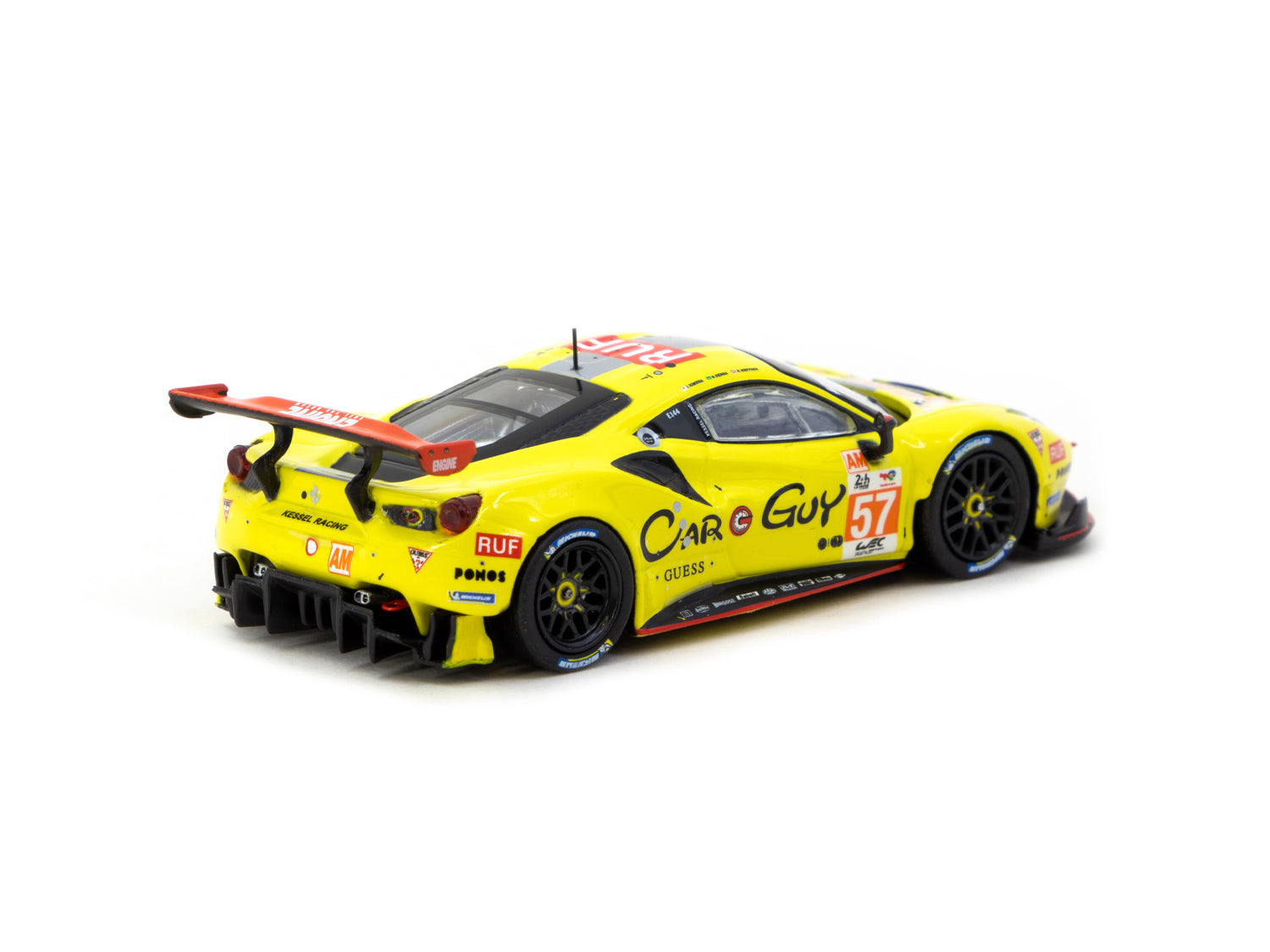 Tarmac Works 1/64 Scale Ferrari 488 GTE Le Mans 24 Hours 2023 #57 Diecast Model Car - Perfect for Collectors, Racing Fans & Display Cases