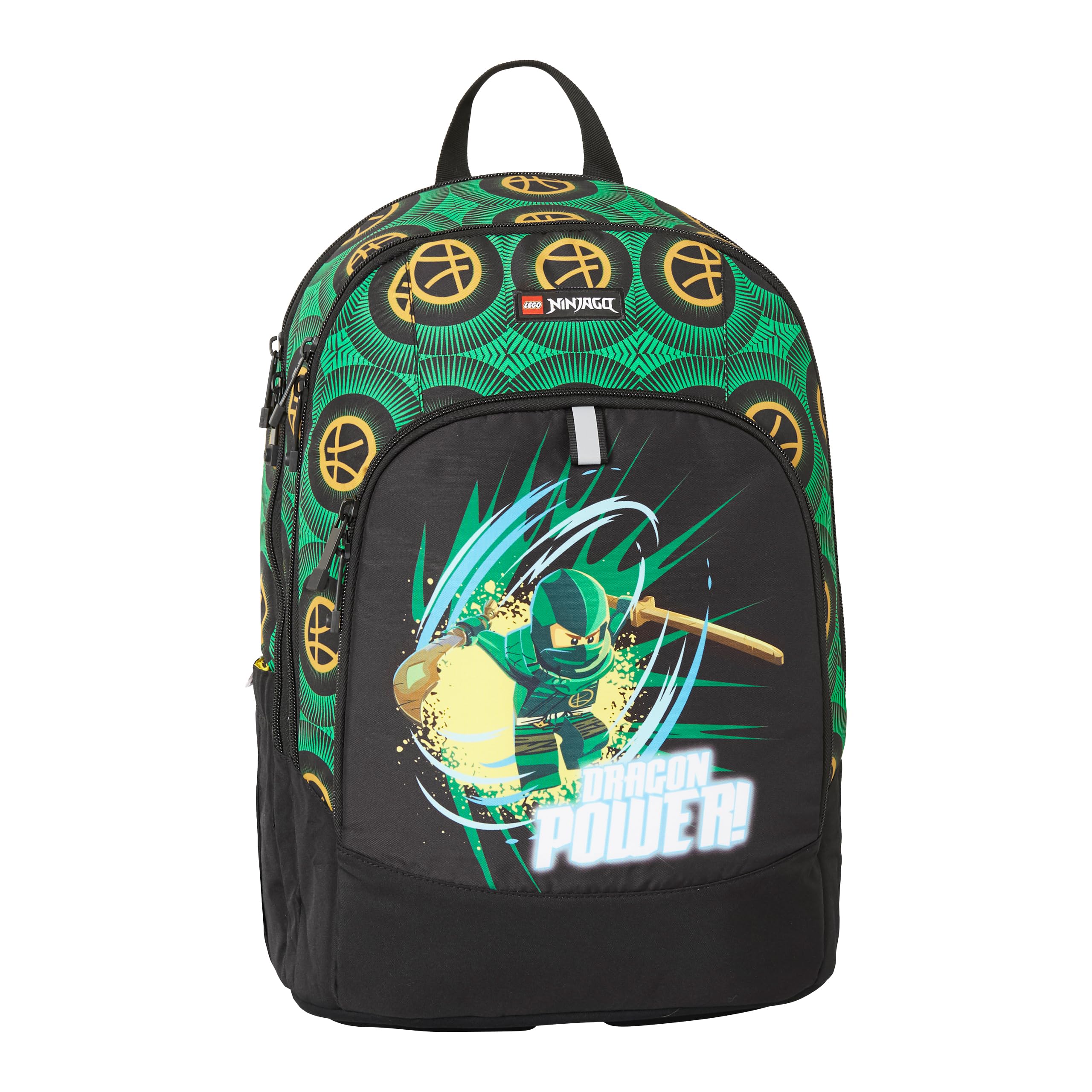 SKANDO BAGS Lego Ninjago Dragon Power Backpack - Unisex Kids & Teens School Bag, Lightweight Durable Bookbag for Boys & Girls - Perfect for School, Travel & Everyday Use