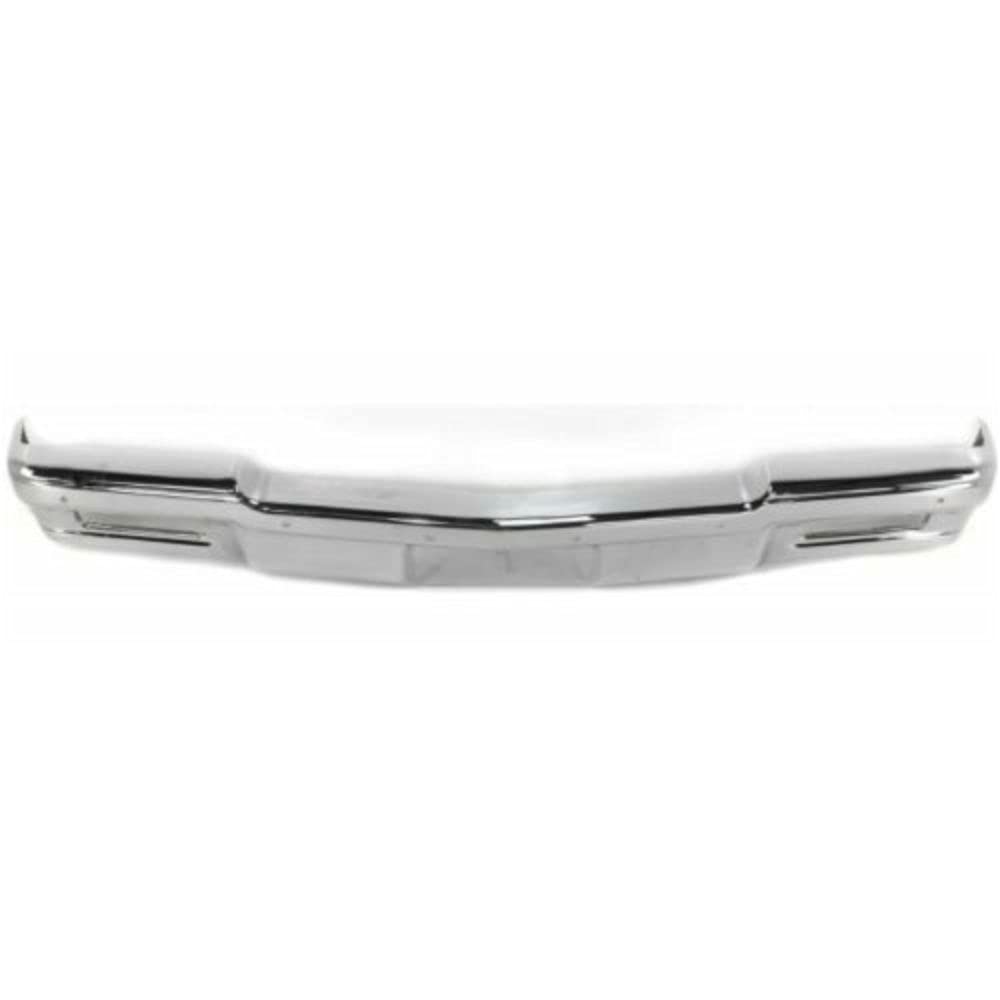 Chrome Front Bumper Replacement for GM1002156 14083891 - Perfect for Chevy Silverado & GMC Sierra Truck Upgrades & Off-Road Protection