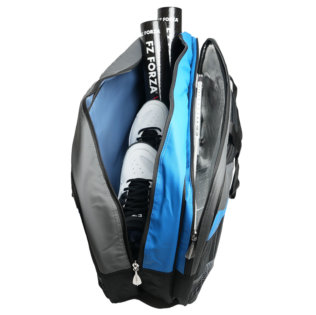 Forza Tour Line Square Racquet Bag - Premium Tennis Equipment for Players | Electric Blue | Perfect for Tennis Matches, Training & Travel Storage