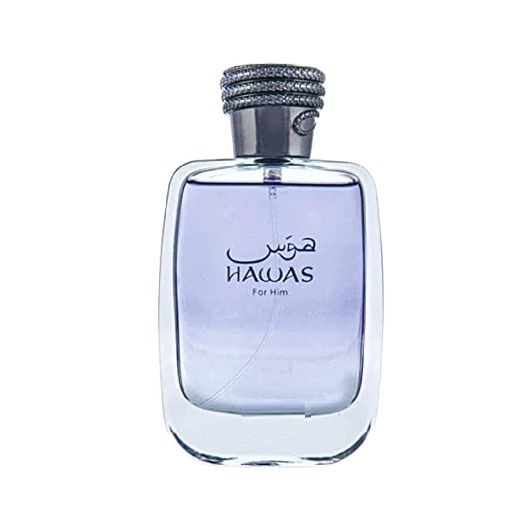 Hawas Men's Cologne - Premium Eau De Parfum Long Lasting Fragrance for Men (100ml) - Perfect for Date Nights, Office Wear & Special Occasions