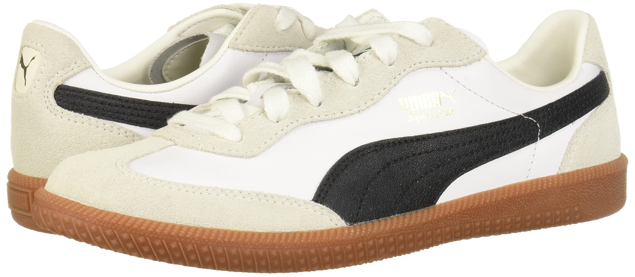 PUMA Men's Super Liga OG Sneakers - Retro Running Shoes for Men, Casual Athletic Walking Shoes with Comfortable Cushioning - Perfect for Gym, Workout & Everyday Wear