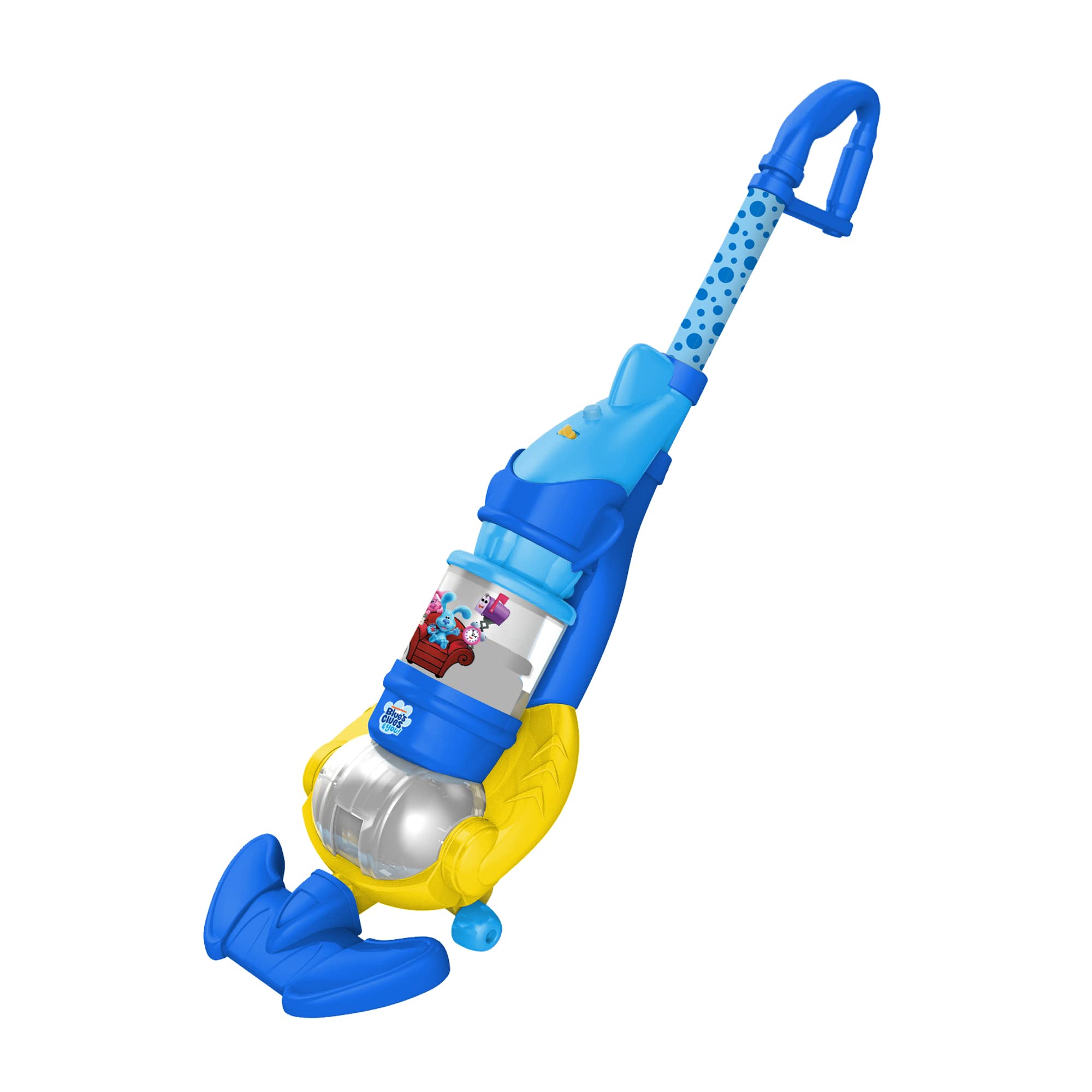 Blue's Clues & You! Kids Toy Vacuum Cleaner - Functional Toddler Vacuum with Lights & Realistic Sounds - Pretend Play Cleaning Toy for Boys & Girls - Perfect for Indoor Playtime & Early Childhood Development