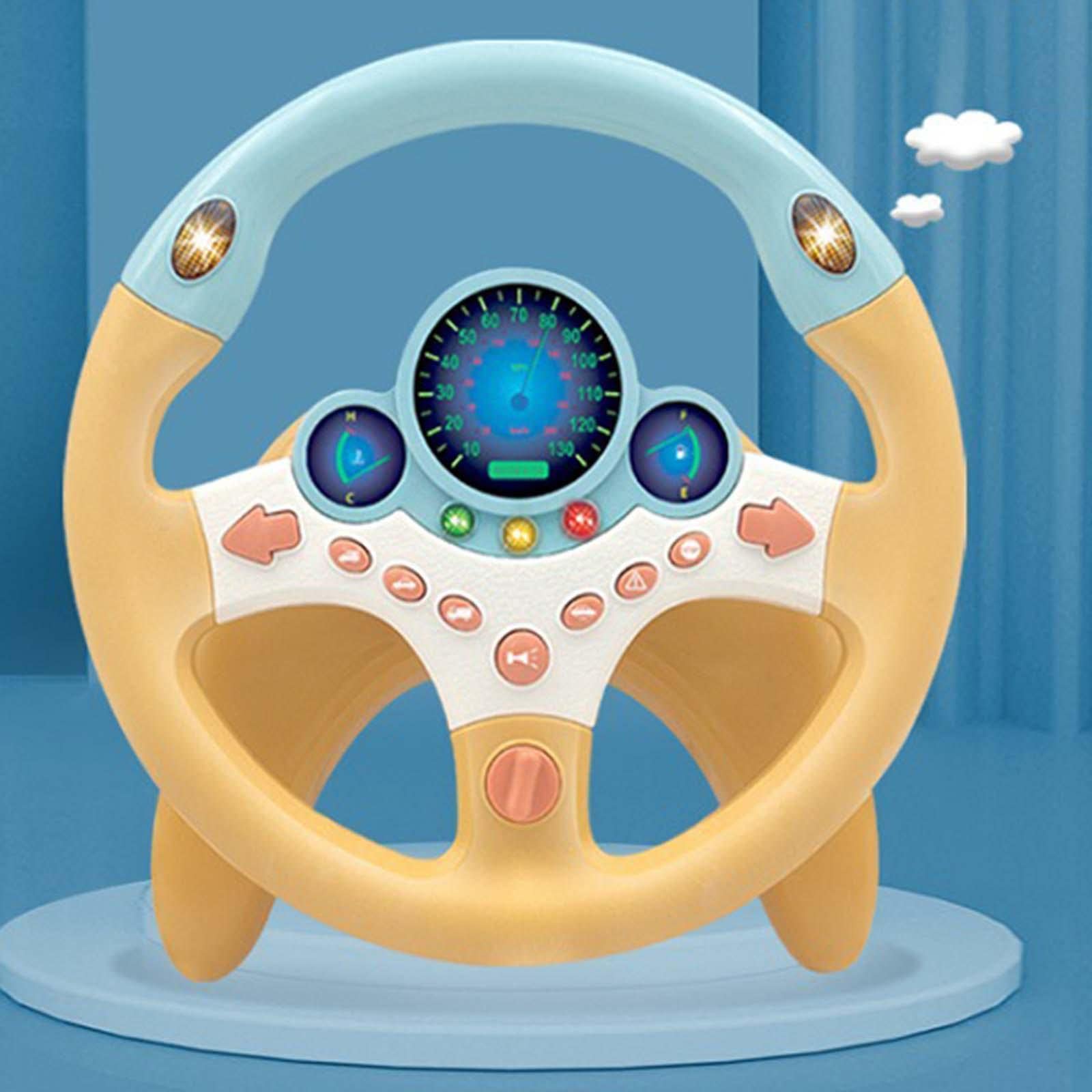 Interactive Electric Simulation Steering Wheel Toy for Babies - Fun Learning & Music Play - Perfect for Car Playtime & Early Childhood Development