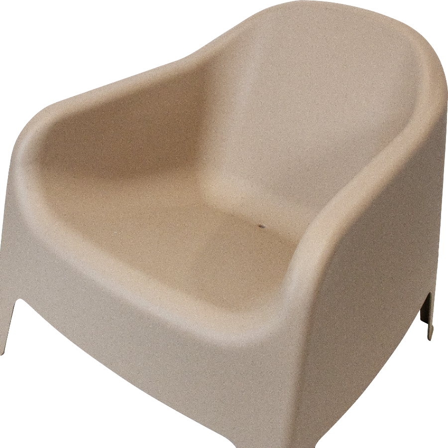 Premium UV-Resistant Polypropylene Tub Chair in Toffee - Outdoor Patio, Poolside, and Garden Lounge Furniture for All-Weather Comfort
