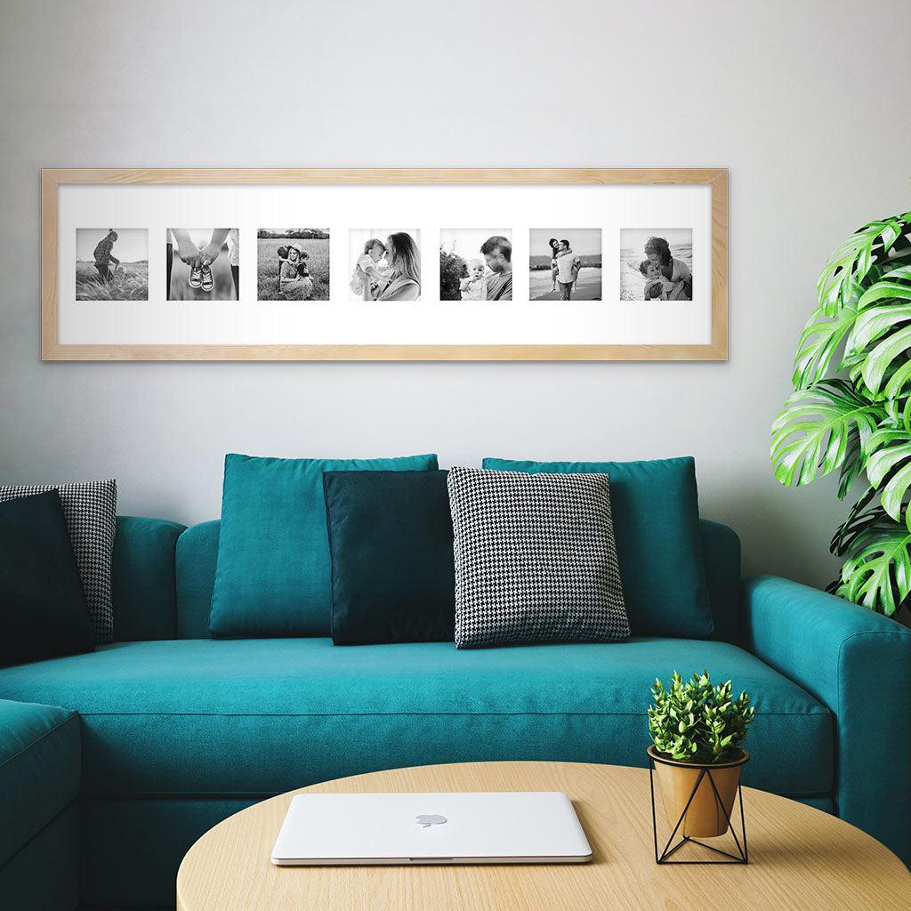 Multi Aperture Collage Photo Frame - Display Multiple Pictures in One Frame | Perfect for Family Photos, Wedding Memories & Wall Decor