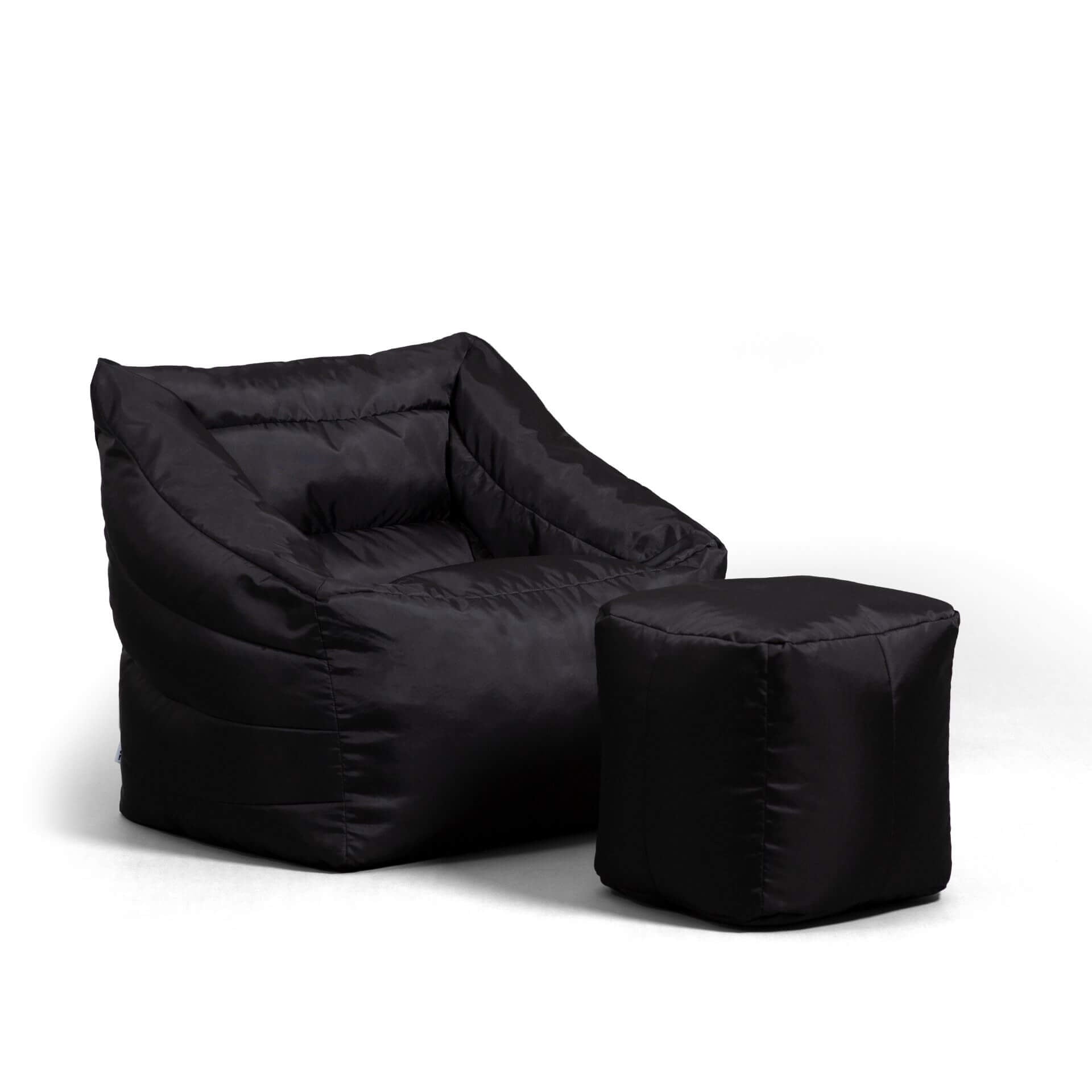 Aurora Recliner with Ottoman - Modern Comfortable Living Room Chair for Relaxing, Reading & Watching TV
