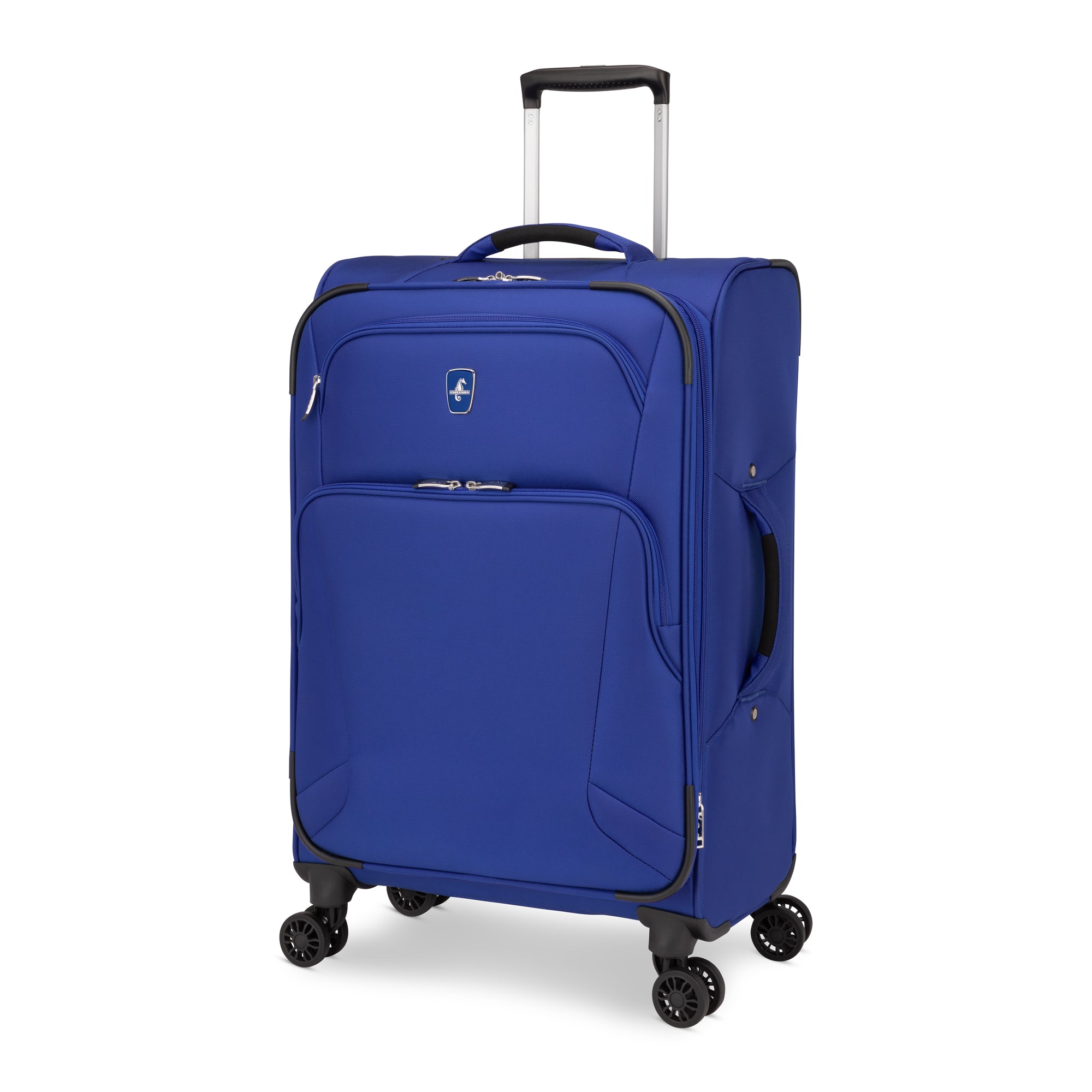 Atlantic Artisan III Spinner 3-Piece Luggage Set - Lightweight Expandable Suitcase with 360° Wheels for Travel, Business & Vacation (Black) - Perfect for Airplane Carry-On & Checked Bags