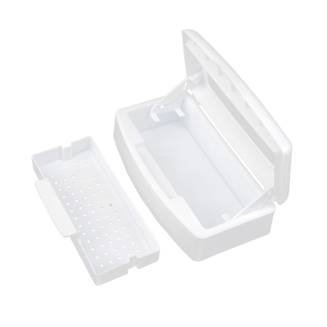 Professional Nail Art Tool Sterilizer Box - UV Disinfection & Storage Case for Manicure & Pedicure Tools | Portable Sanitizer for Salon, Home & Travel Use