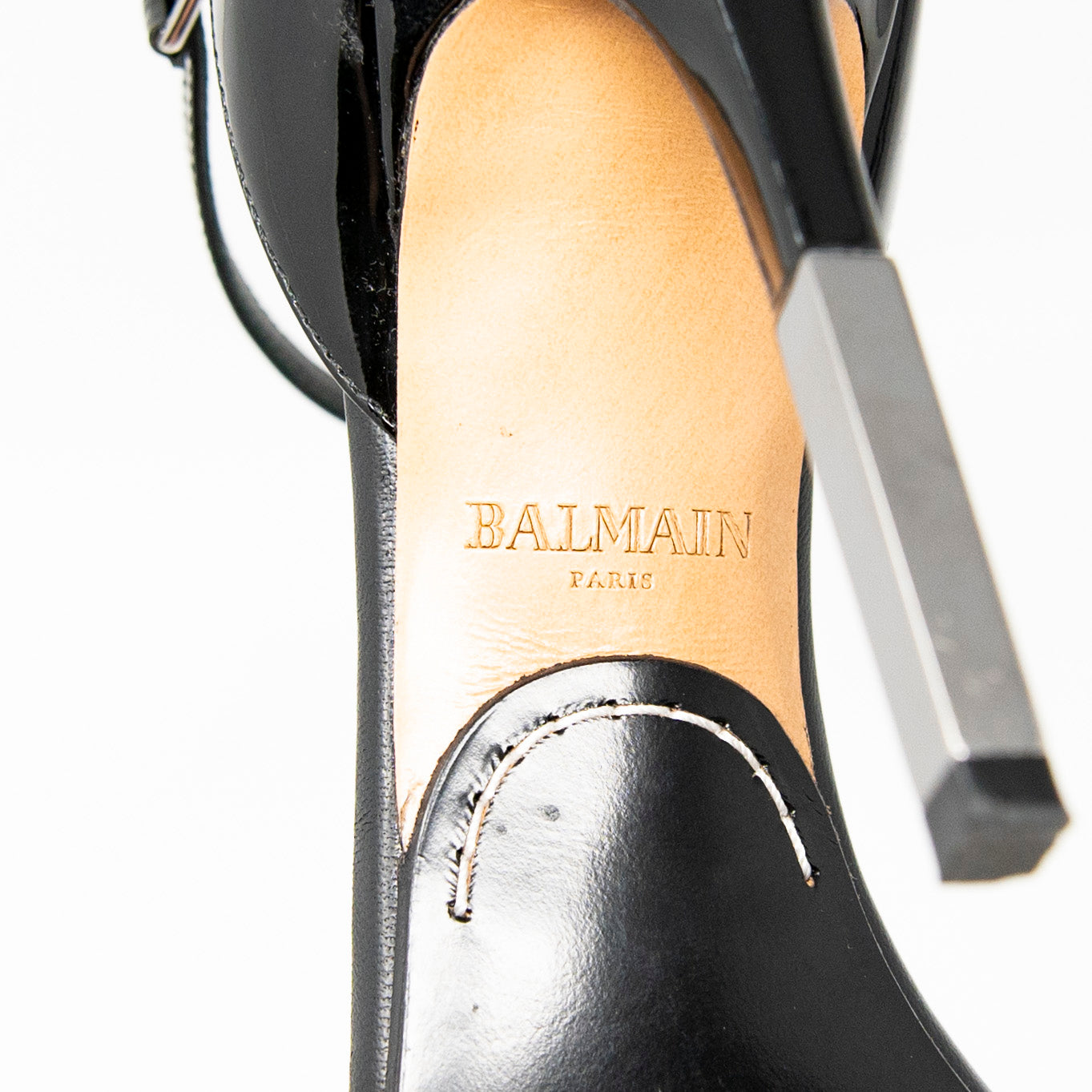 Balmain Black Elvira Sandals Size 37 - Luxury Women's High Heel Strappy Sandals for Evening Parties & Special Occasions