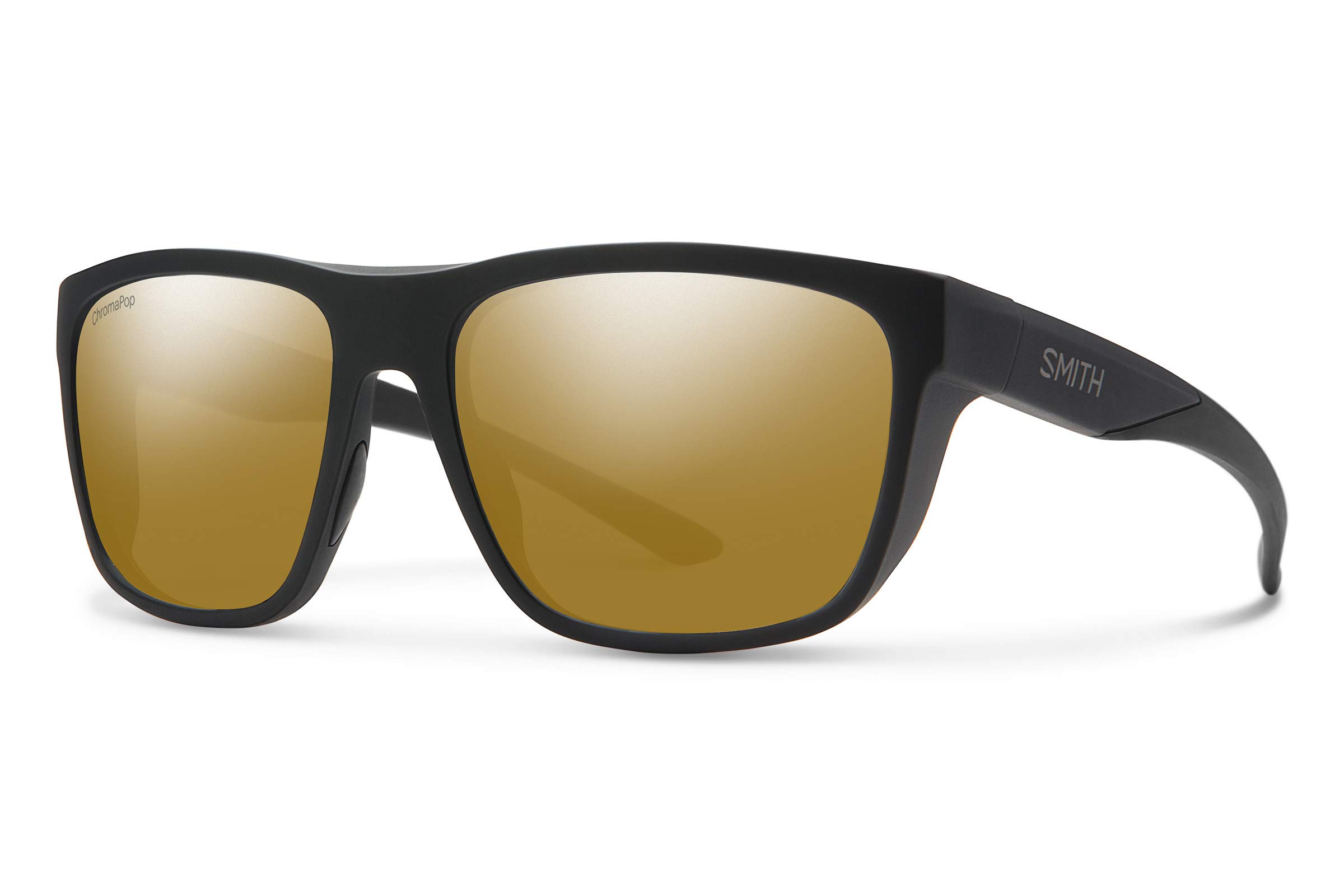 Smith Barra Rectangle Sunglasses for Men - Polarized UV Protection Classic Aviator Style | Includes Free Designer iWear Eyewear Care Kit | Perfect for Driving, Outdoor Activities & Fashion Accessories