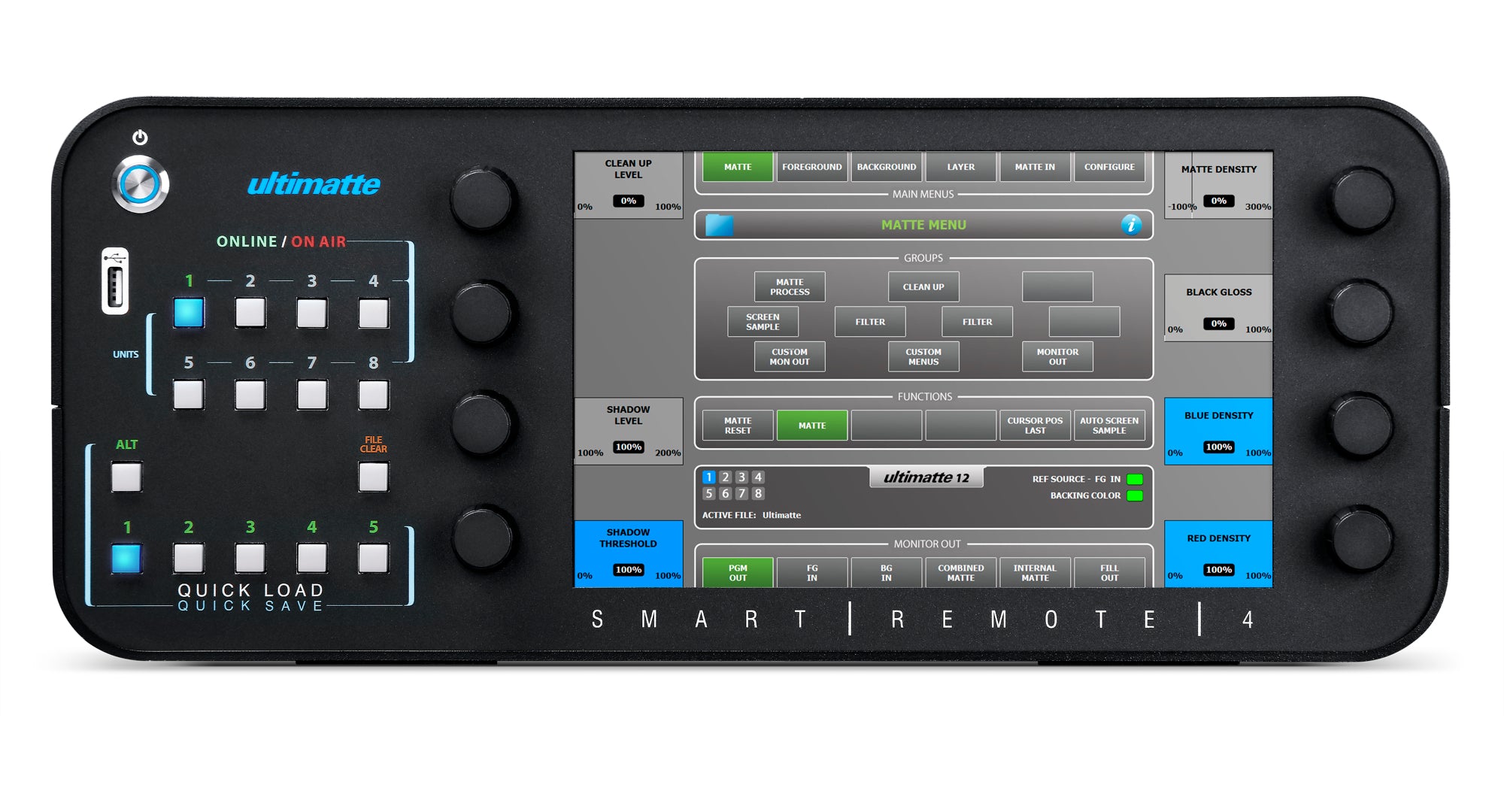 Blackmagic Design Ultimatte 12 - Professional 4K HDMI/6G-SDI Live Production Keyer for Streaming & Broadcast Studios | Perfect for Green Screen Chroma Key Effects in Video Production