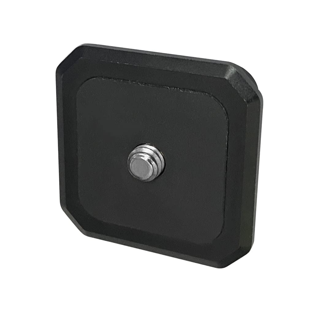 FEICHAO Quick Release Plate Tripod Mount Adapter with 1/4'' Screw - Compatible with GoPro, Canon, Sony, Zhiyun, Feiyu, Nikon Cameras - Perfect for Vlogging, Photography & Action Shots
