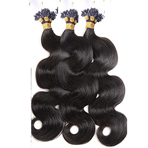28 Inch Body Wave Micro Loop Ring Human Hair Extensions - 100% Remy Human Hair, Brown Color 4#, Micro Bead Hair Extensions for Volume & Length - Perfect for Weddings, Parties & Daily Styling (24 Inch 100 Strand, Color 2#)