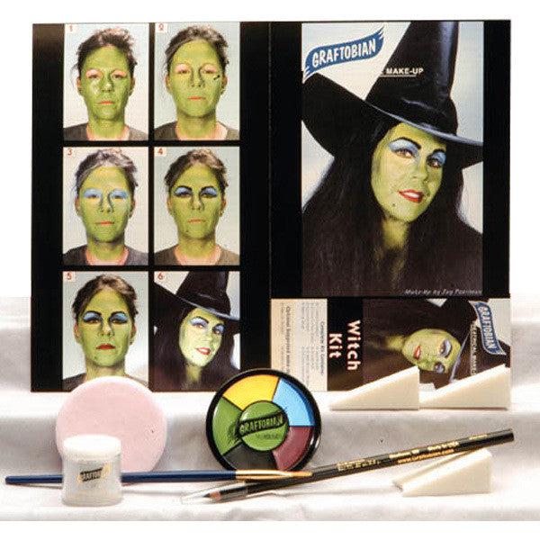 Graftobian Complete Halloween Makeup Kit - Professional Face Paint & Costume Cosmetics for Spooky Transformations - Perfect for Halloween Parties, Costume Contests & Theatrical Performances
