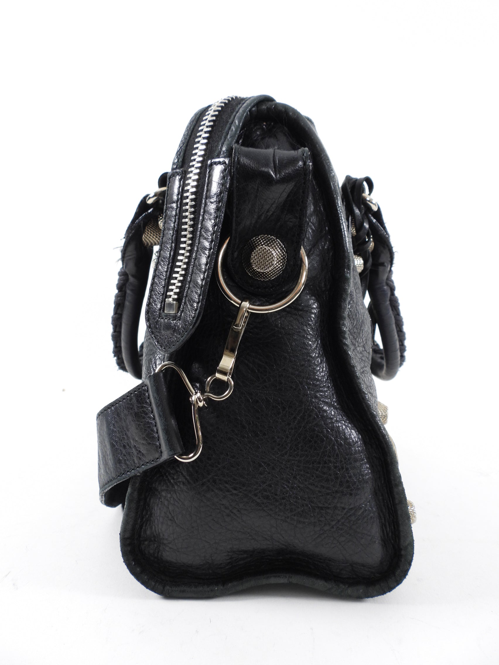 Balenciaga Black Leather Classic City Bag with Giant 21 Gold Hardware - Luxury Handbag for Women, Perfect for Work, Travel & Everyday Use